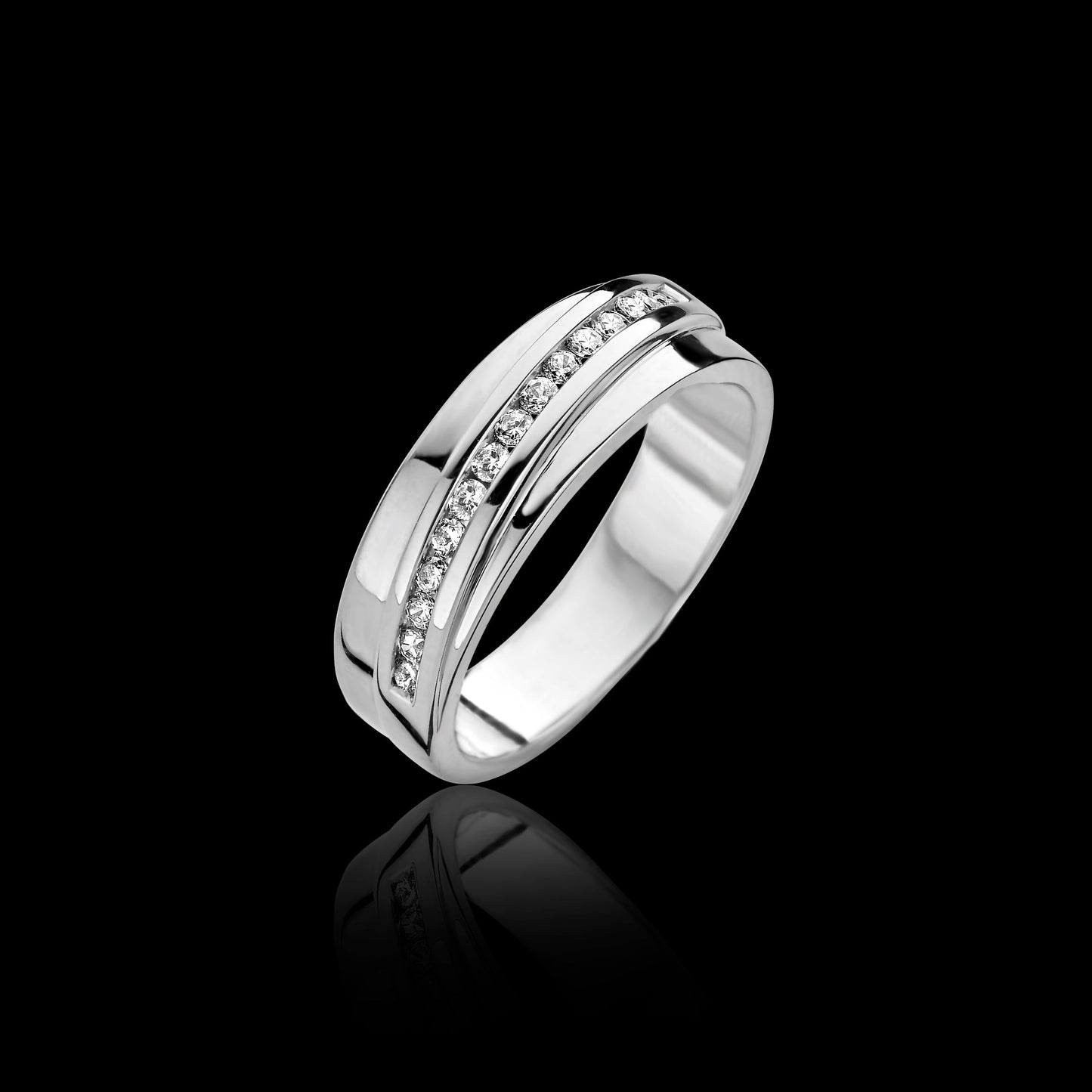 BelleChique Range Diamond Set Dress Ring Gardiner Brothers