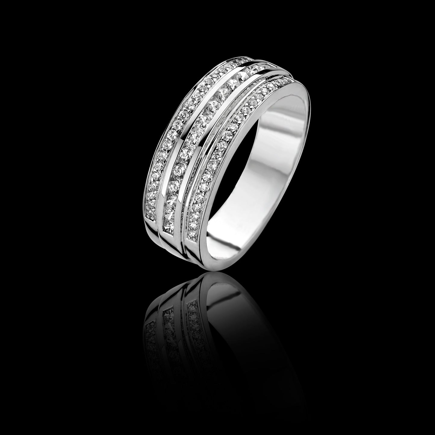 BelleChique Range Diamond Set Dress Ring Gardiner Brothers