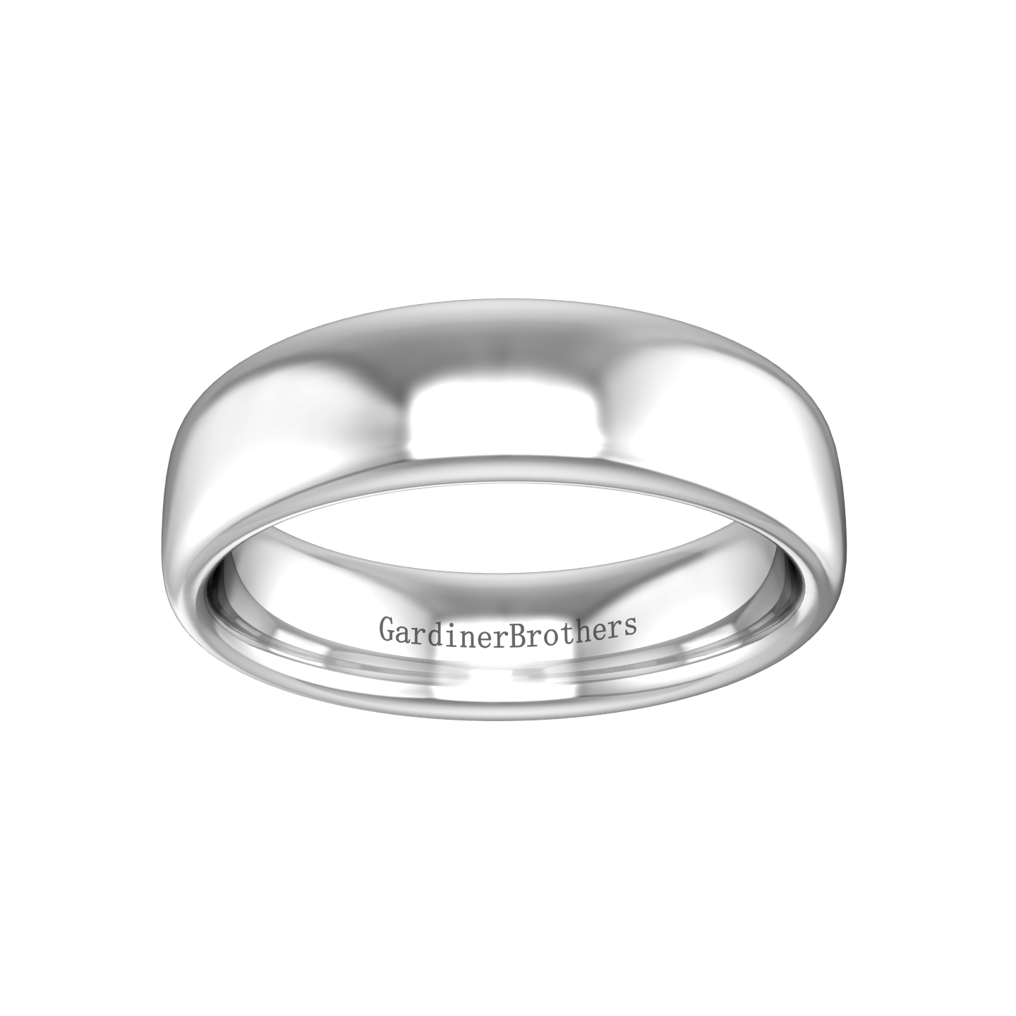 Plain Wedding Ring In A Heavy Court Profile Gardiner Brothers