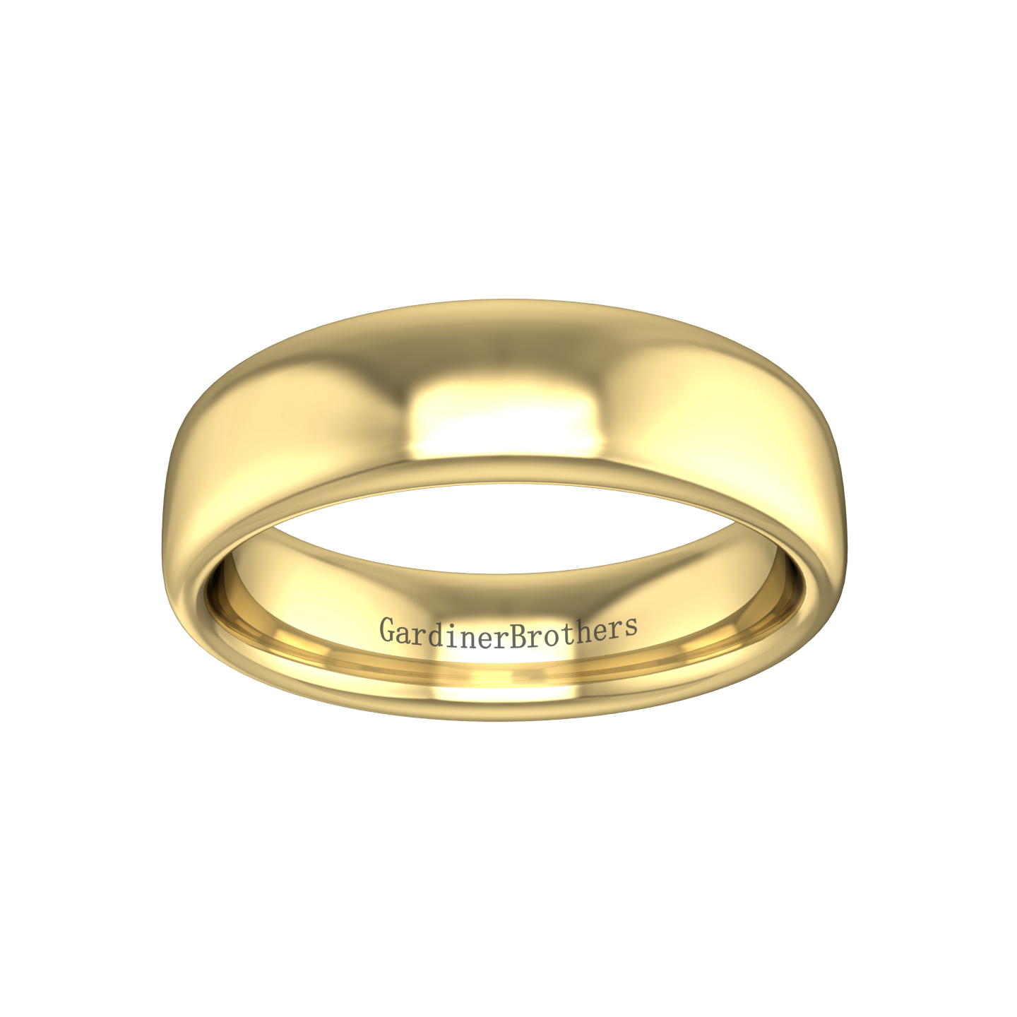 Plain Wedding Ring In A Heavy Court Profile Gardiner Brothers