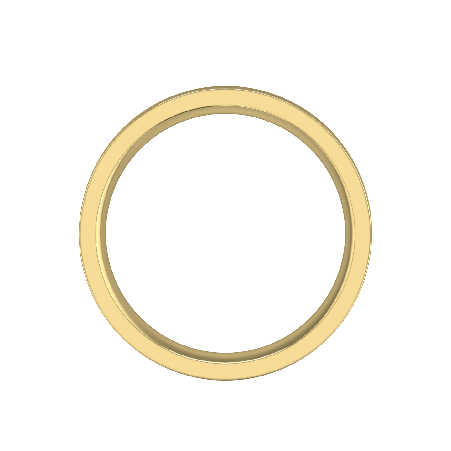 Plain Wedding Ring In A Flat Profile Outside and Court Inside  Gardiner Brothers