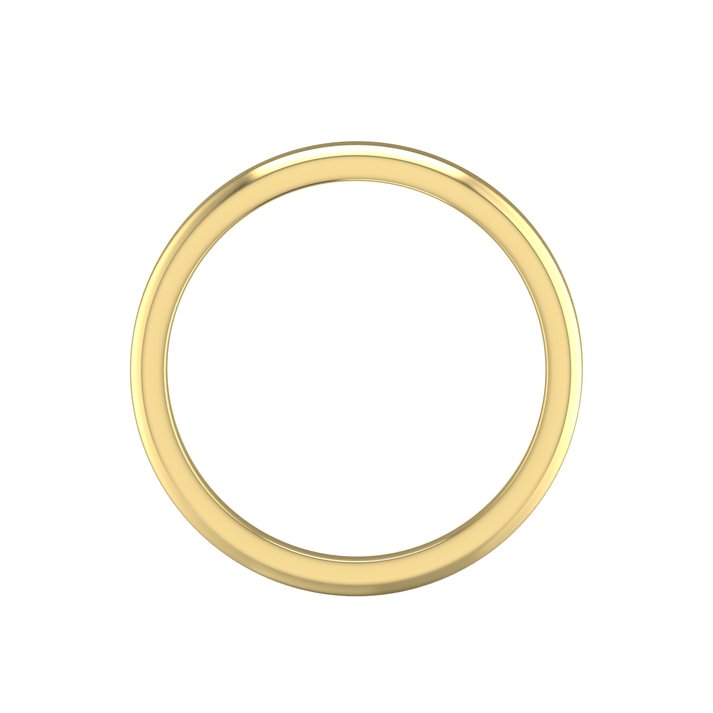 Plain Wedding Ring With A Flat Outside Profile and Bevelled Edge Gardiner Brothers