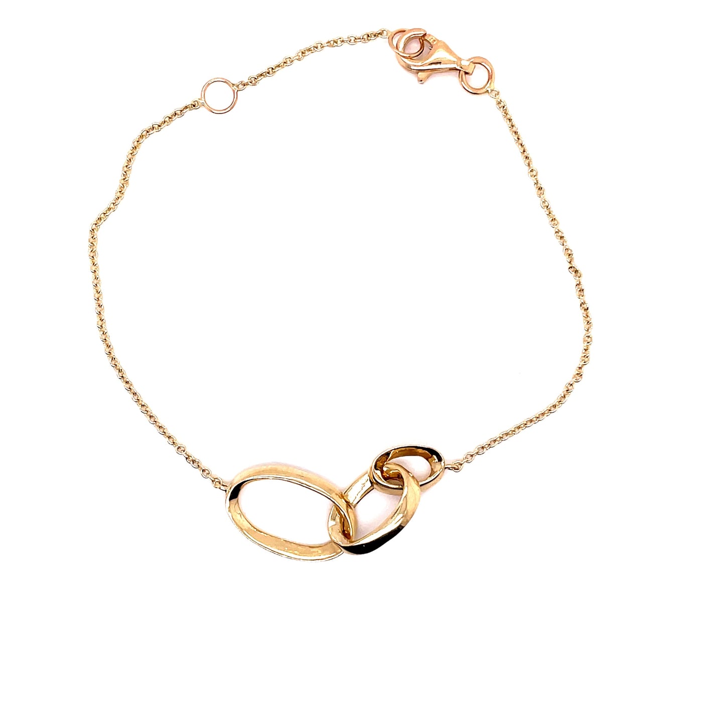 Yellow Gold Oval Link Bracelet Gardiner Brothers