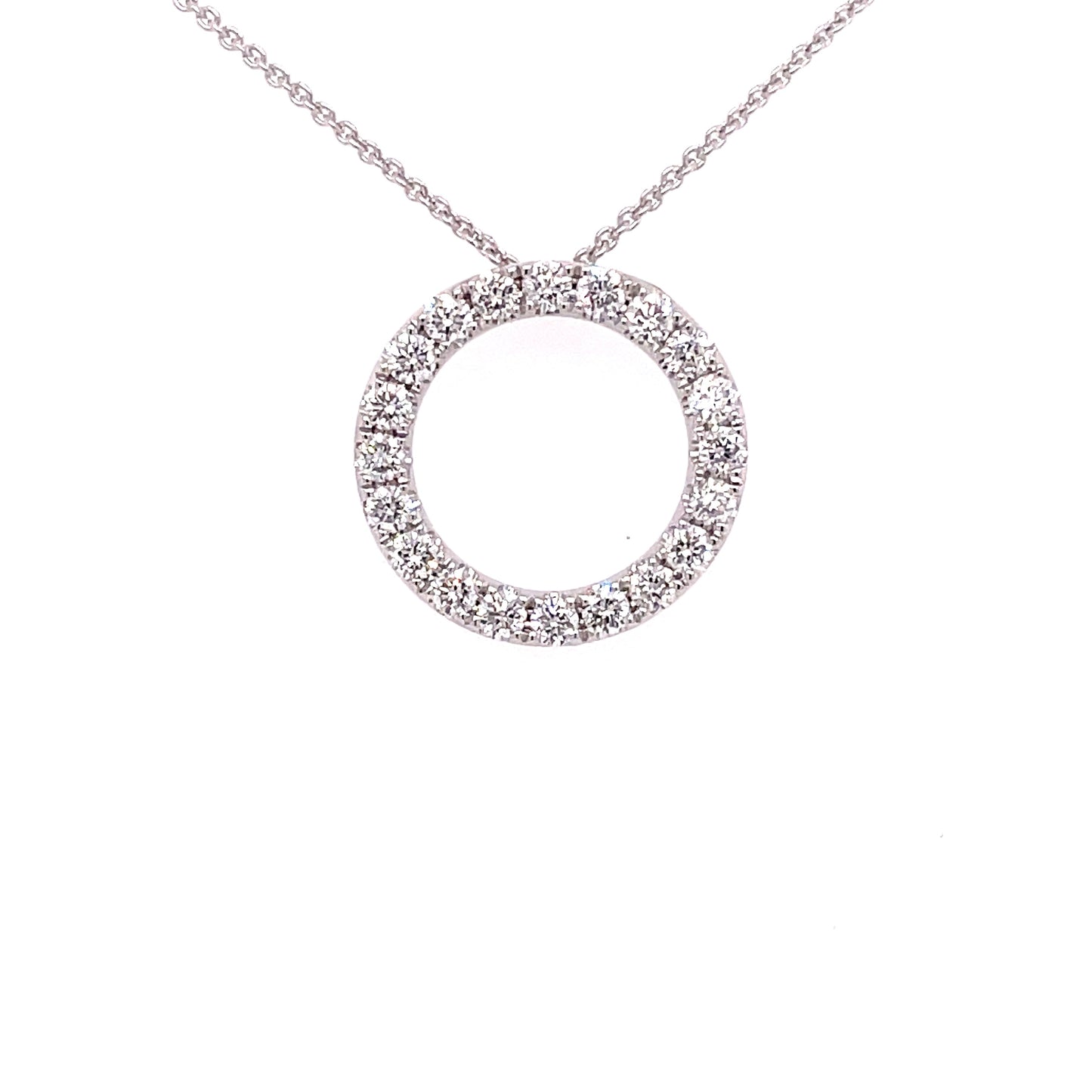 Diamond Circle Pendant - 0.50cts Gardiner Brothers