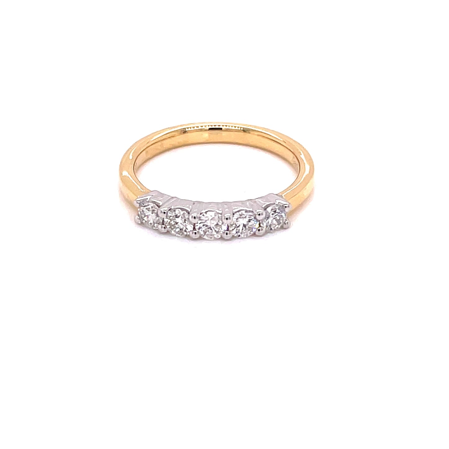 Round Brilliant Cut 5 Stone Diamond Ring - 0.50cts Gardiner Brothers