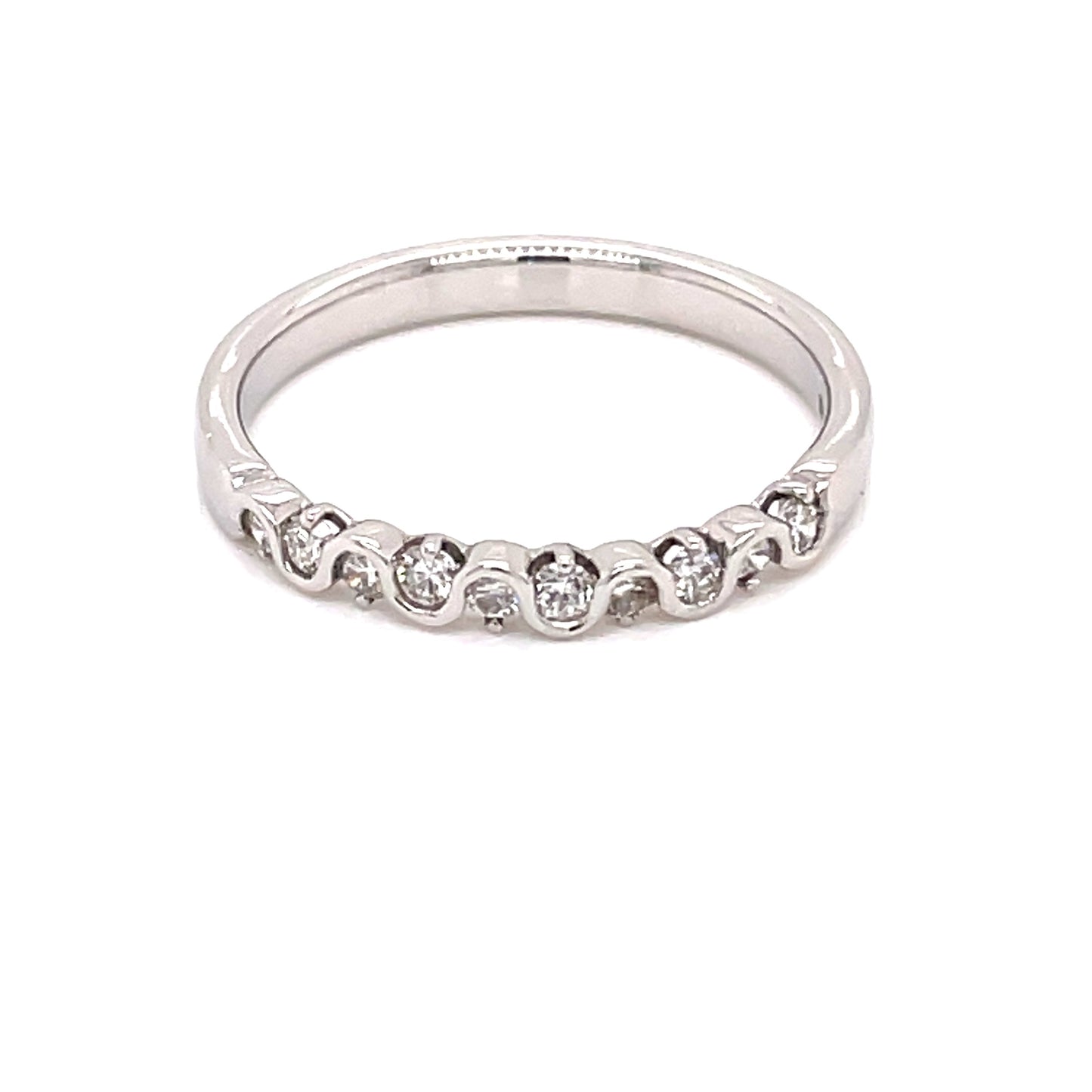Round Brilliant Cut Diamond Eternity Style Ring Gardiner Brothers