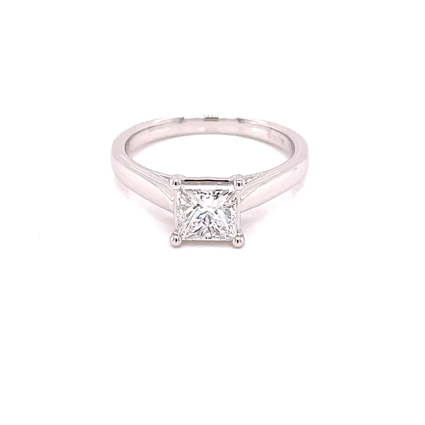 Princess Cut Diamond Solitaire Ring - 1.00cts Gardiner Brothers