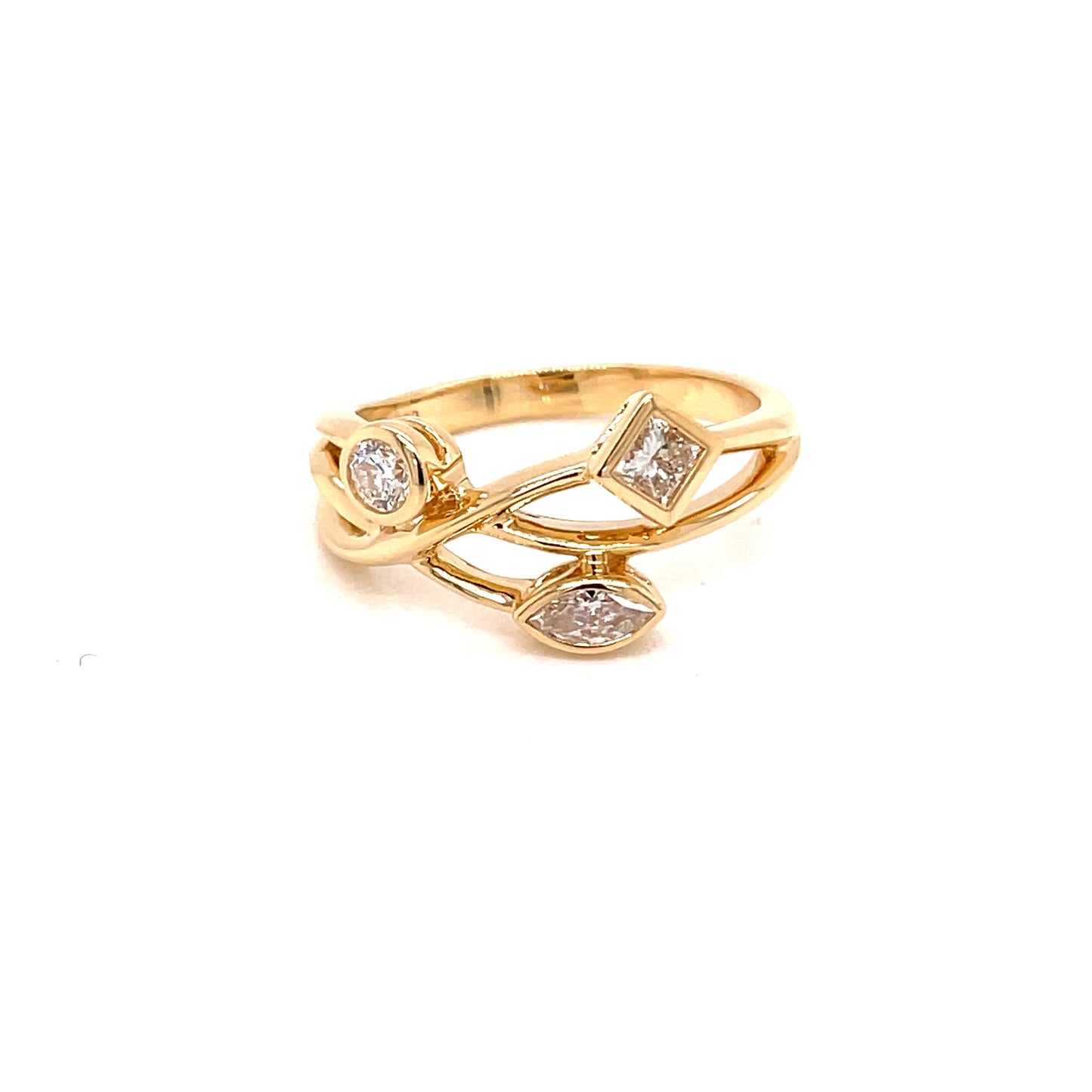 3 Diamond Bubble Style Ring Gardiner Brothers