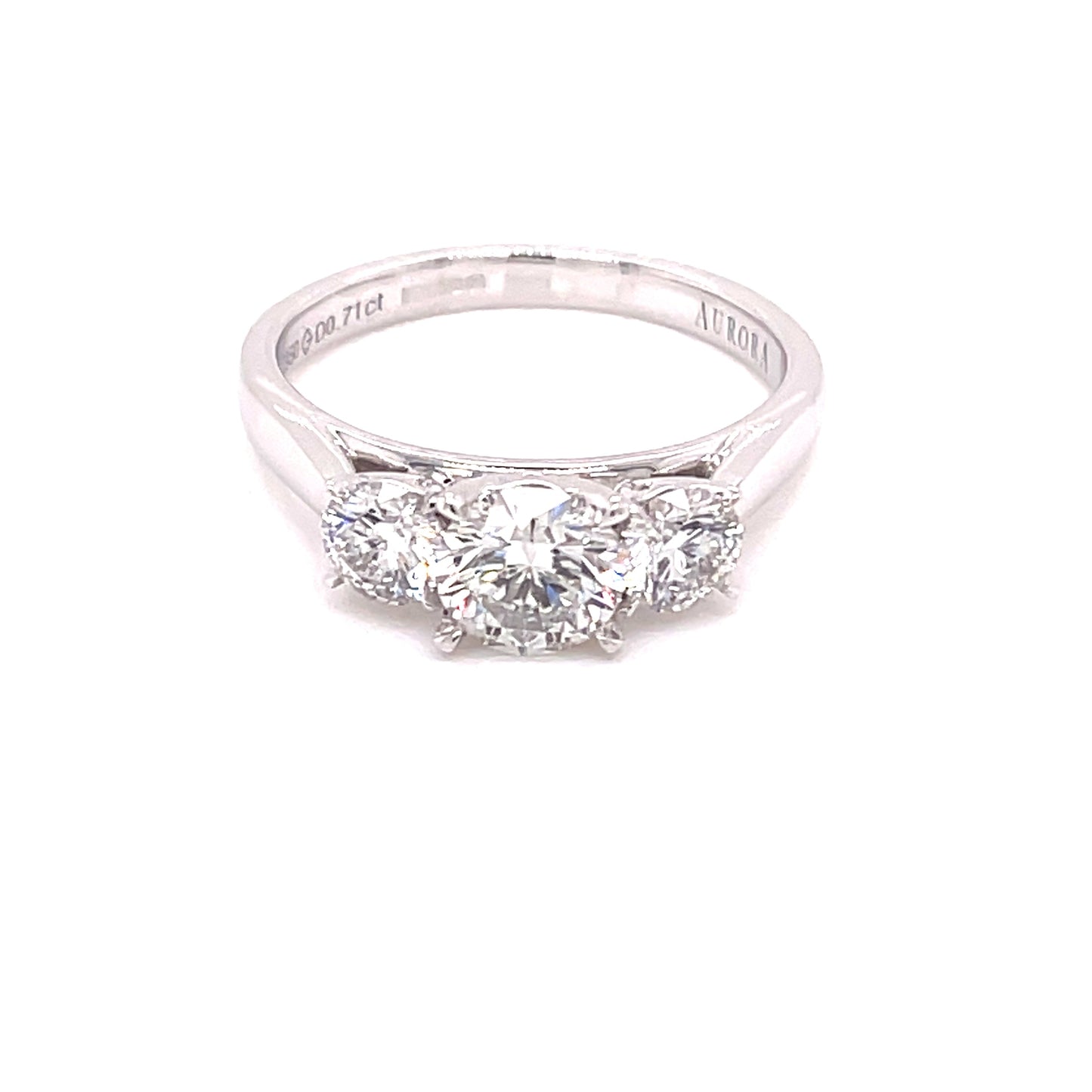 Aurora 3 Stone Diamond Ring - 1.23cts Gardiner Brothers