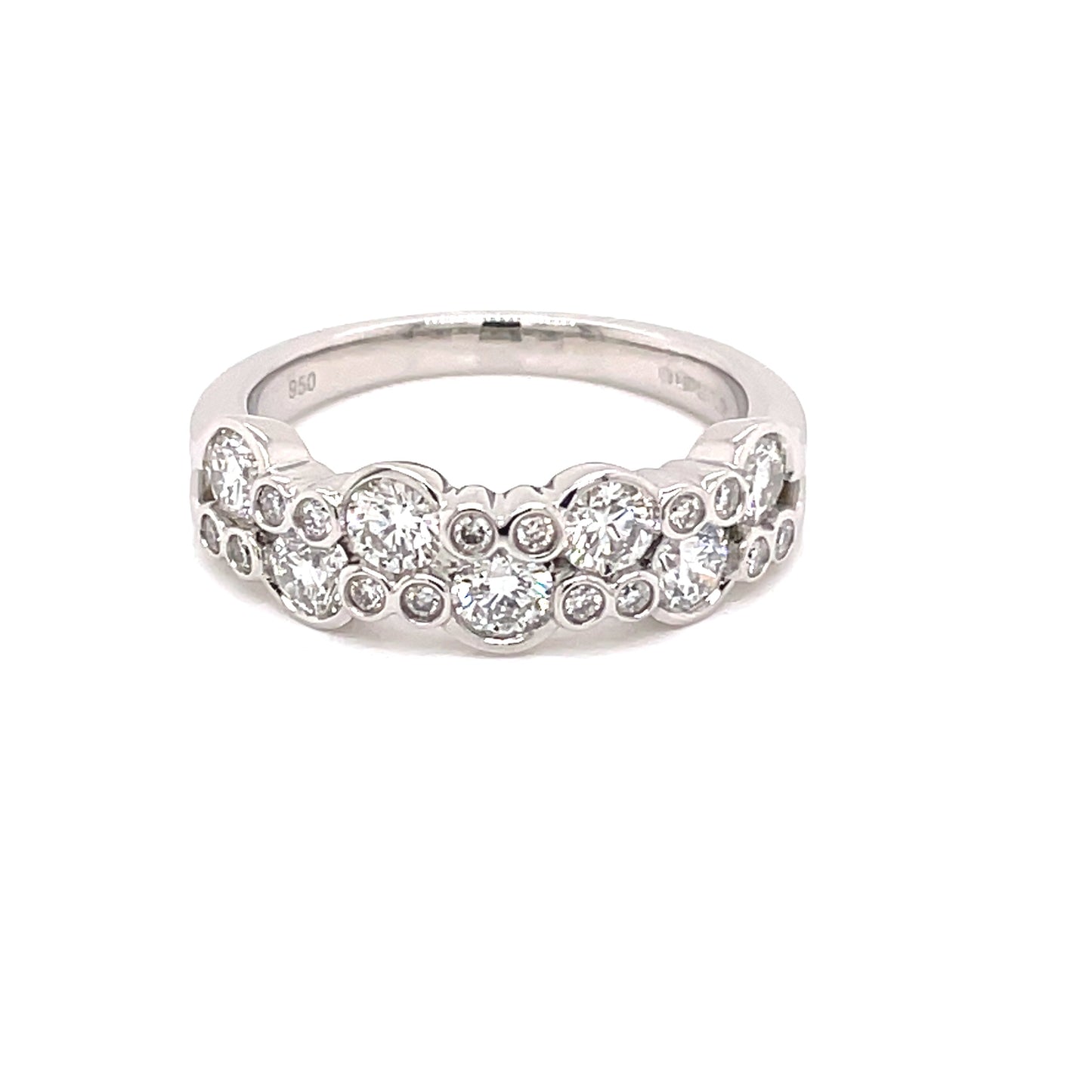Round Brilliant Cut Diamond Eternity Style Ring Gardiner Brothers