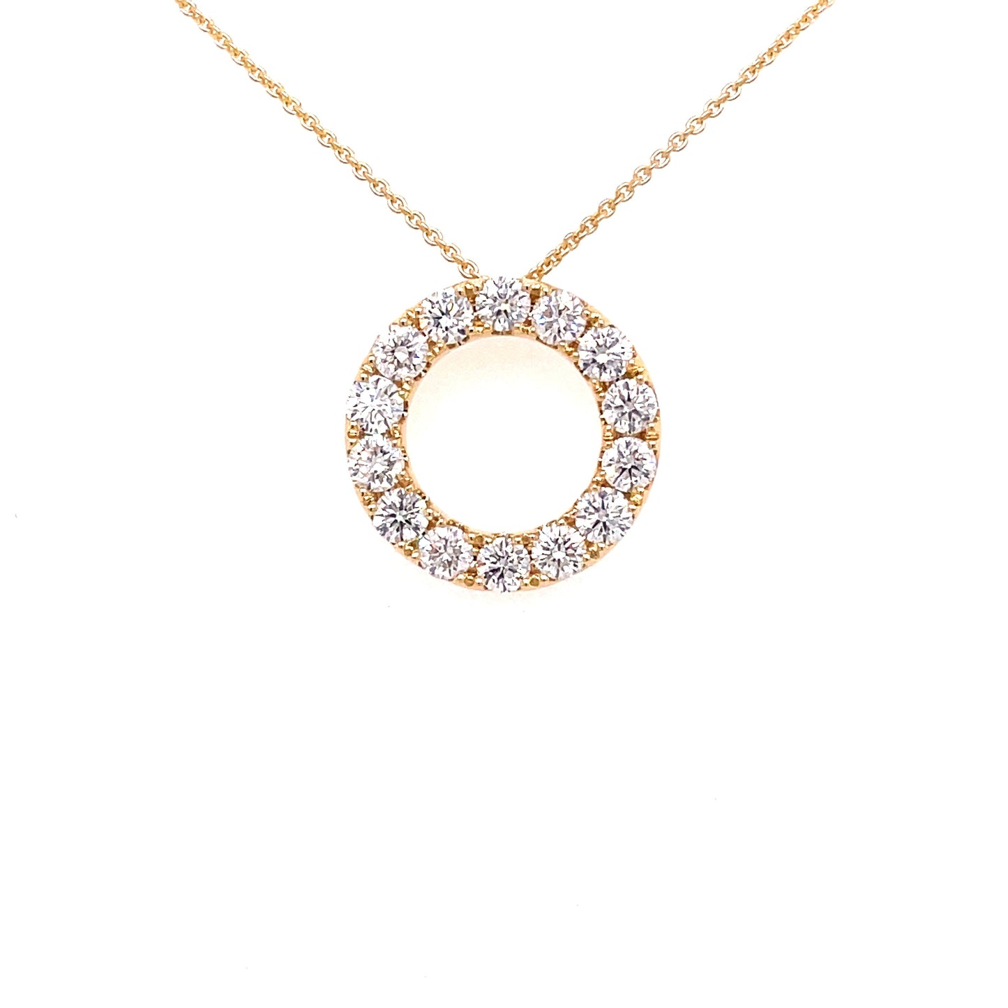 Diamond Circle Pendant - 1.00cts Gardiner Brothers