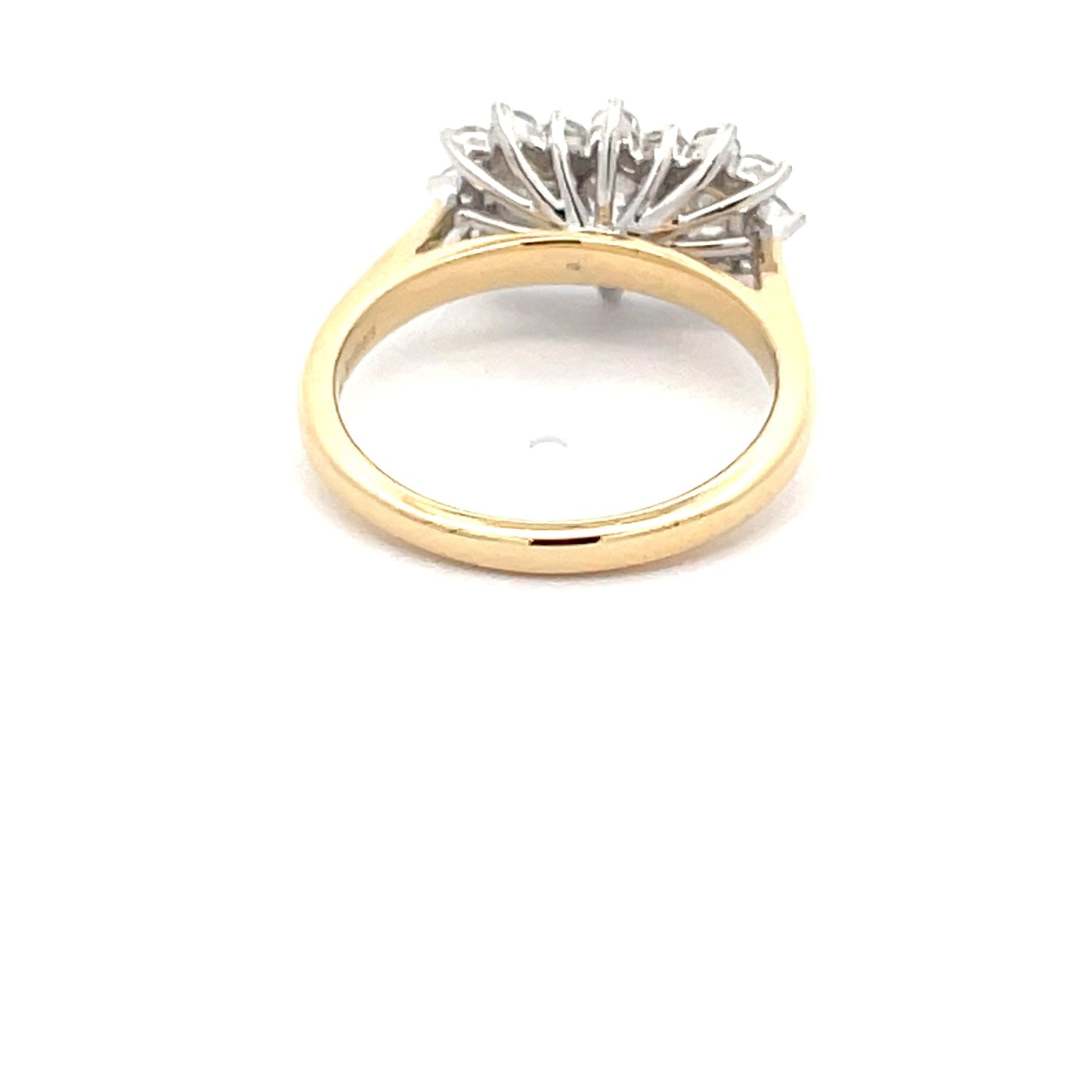 3 Oval Shaped Diamond Cluster Style Ring - 1.28cts Gardiner Brothers