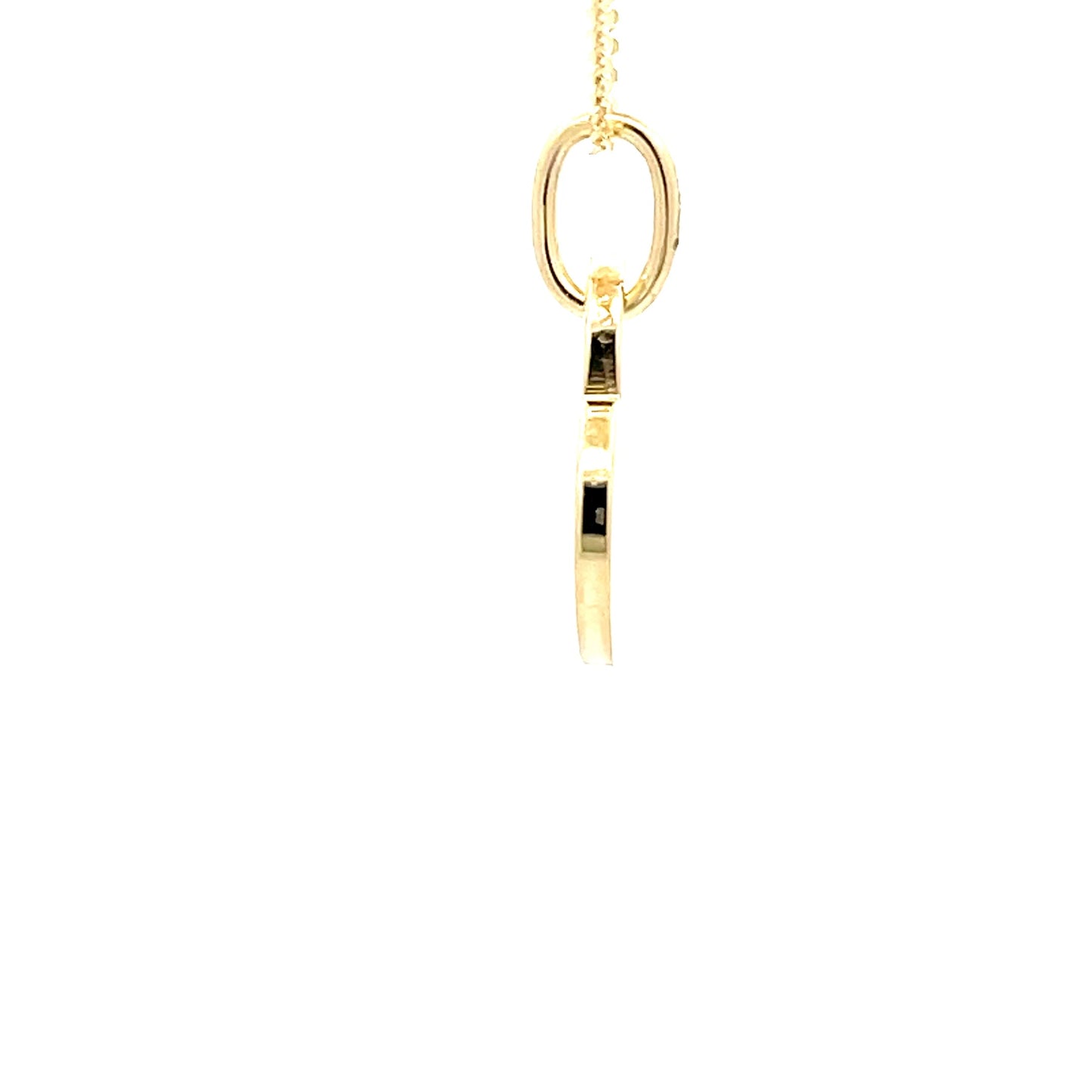 Yellow Gold Diamond Heart Pendant Necklace Gardiner Brothers