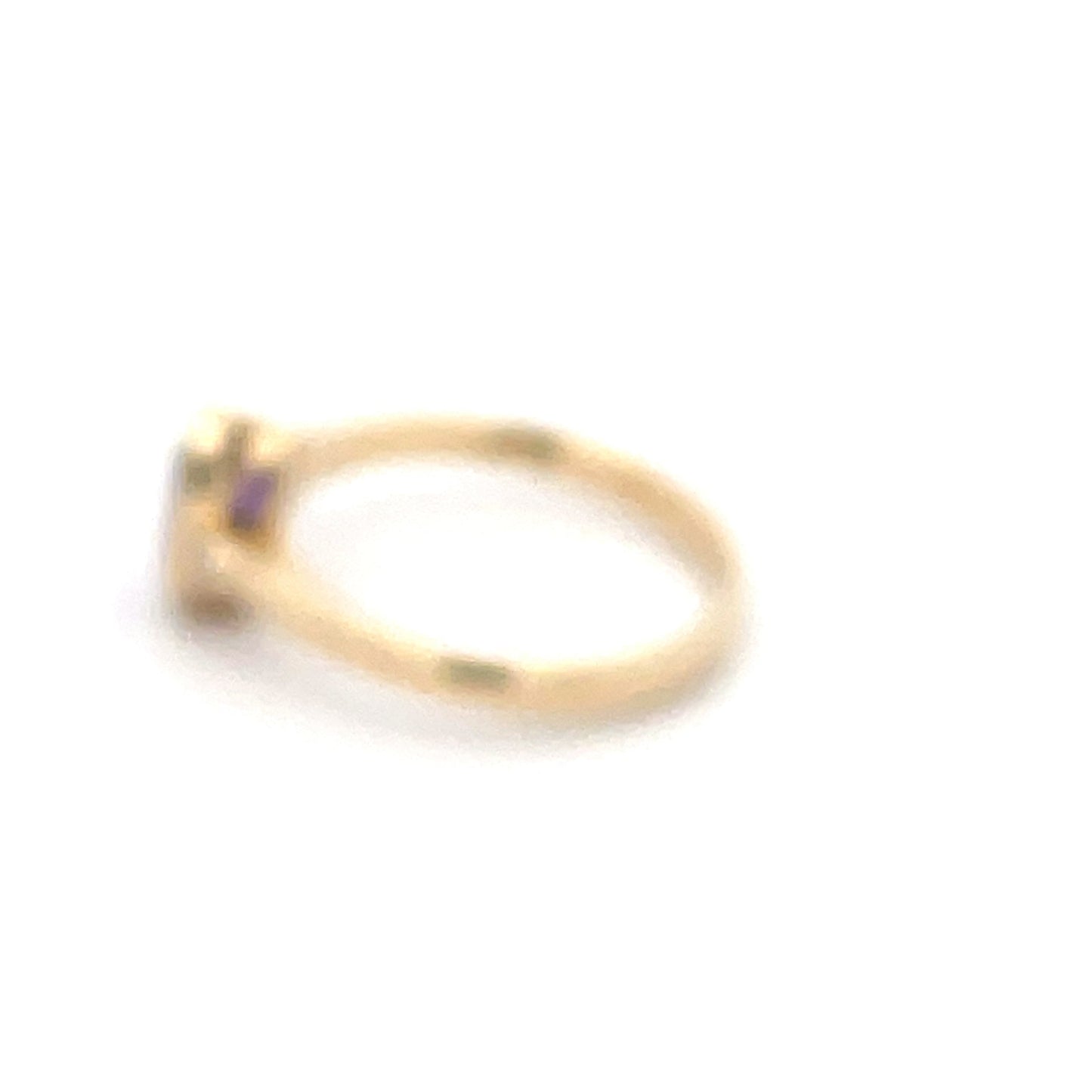 Yellow Gold Amethyst & Diamond Ring Gardiner Brothers