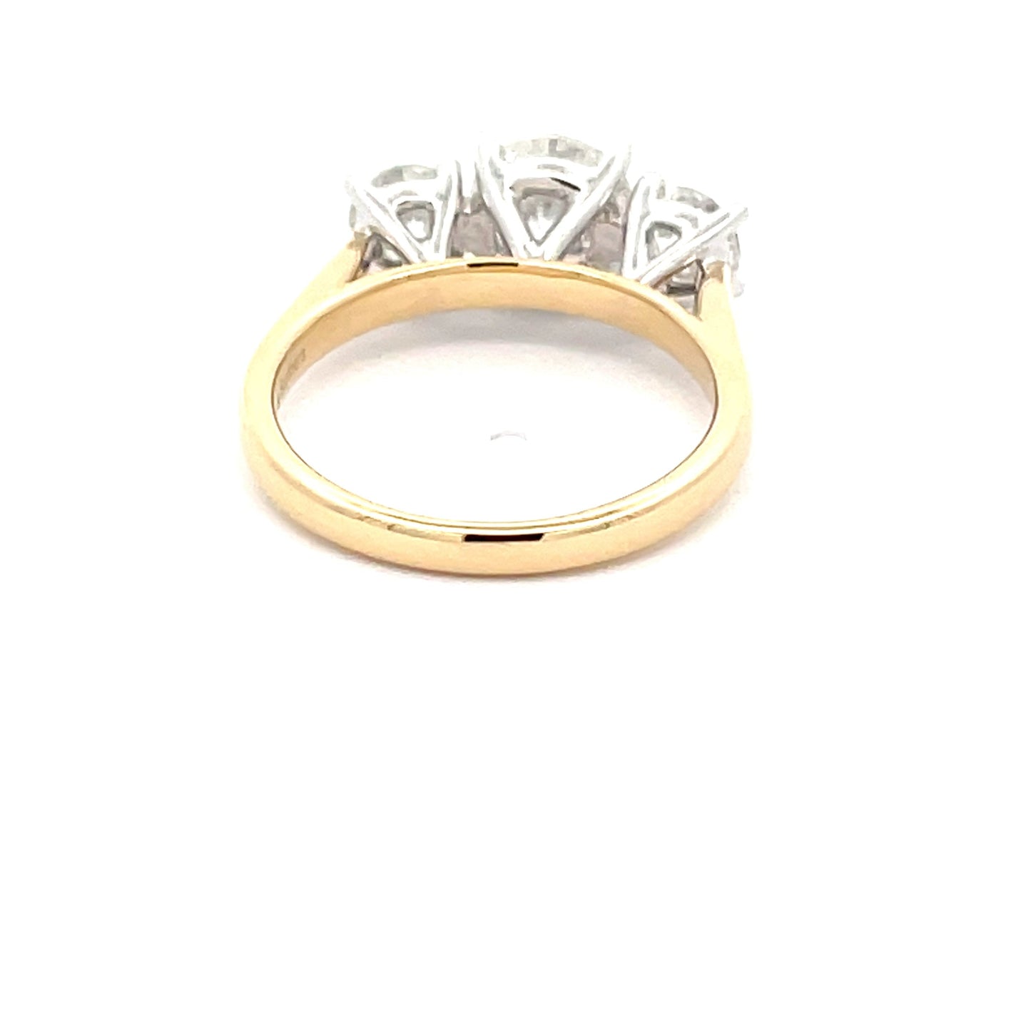 Round Brilliant Cut Diamond 3 Stone Ring - 2.51cts Gardiner Brothers