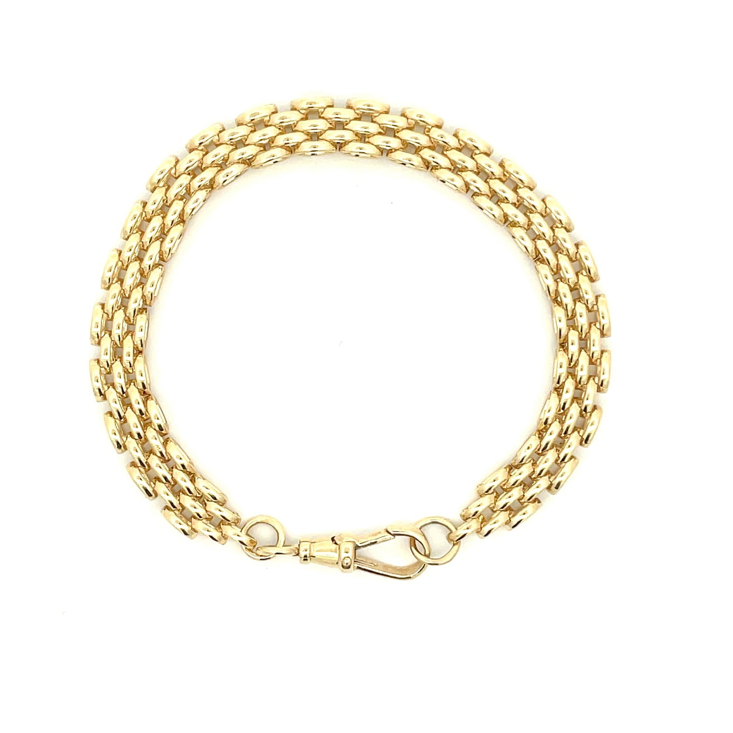 Yellow Gold Panther Style Bracelet Gardiner Brothers