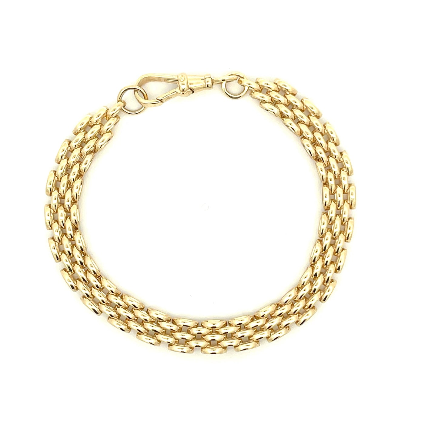 Yellow Gold Panther Style Bracelet Gardiner Brothers