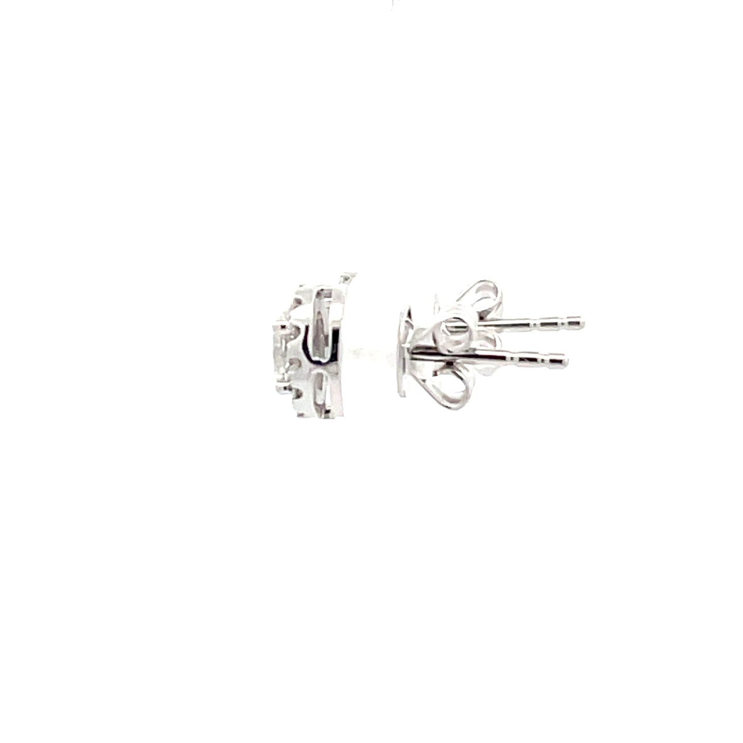 Oval Shaped Diamond Halo Style Earrings Gardiner Brothers