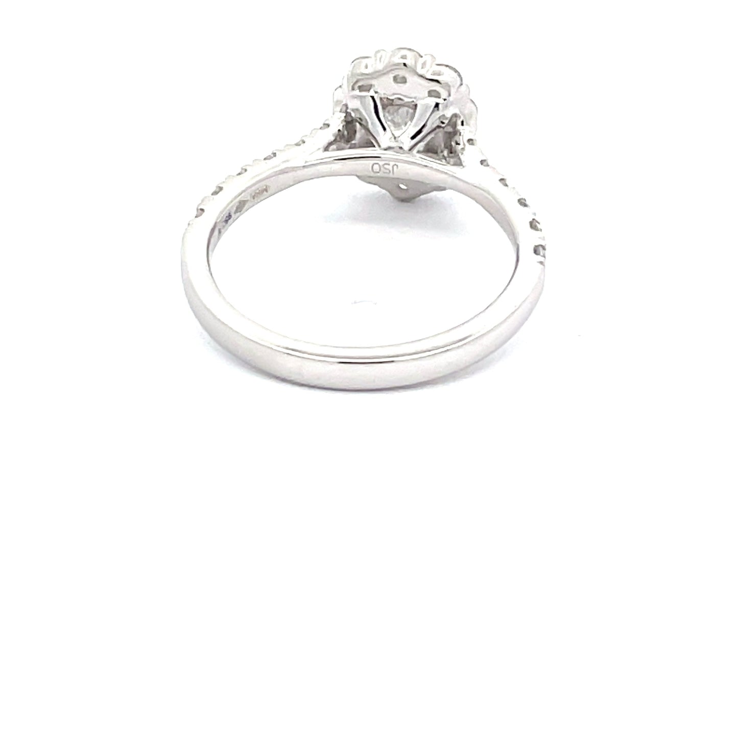 Oval Shaped Diamond Halo Style Ring - 1.15cts Gardiner Brothers