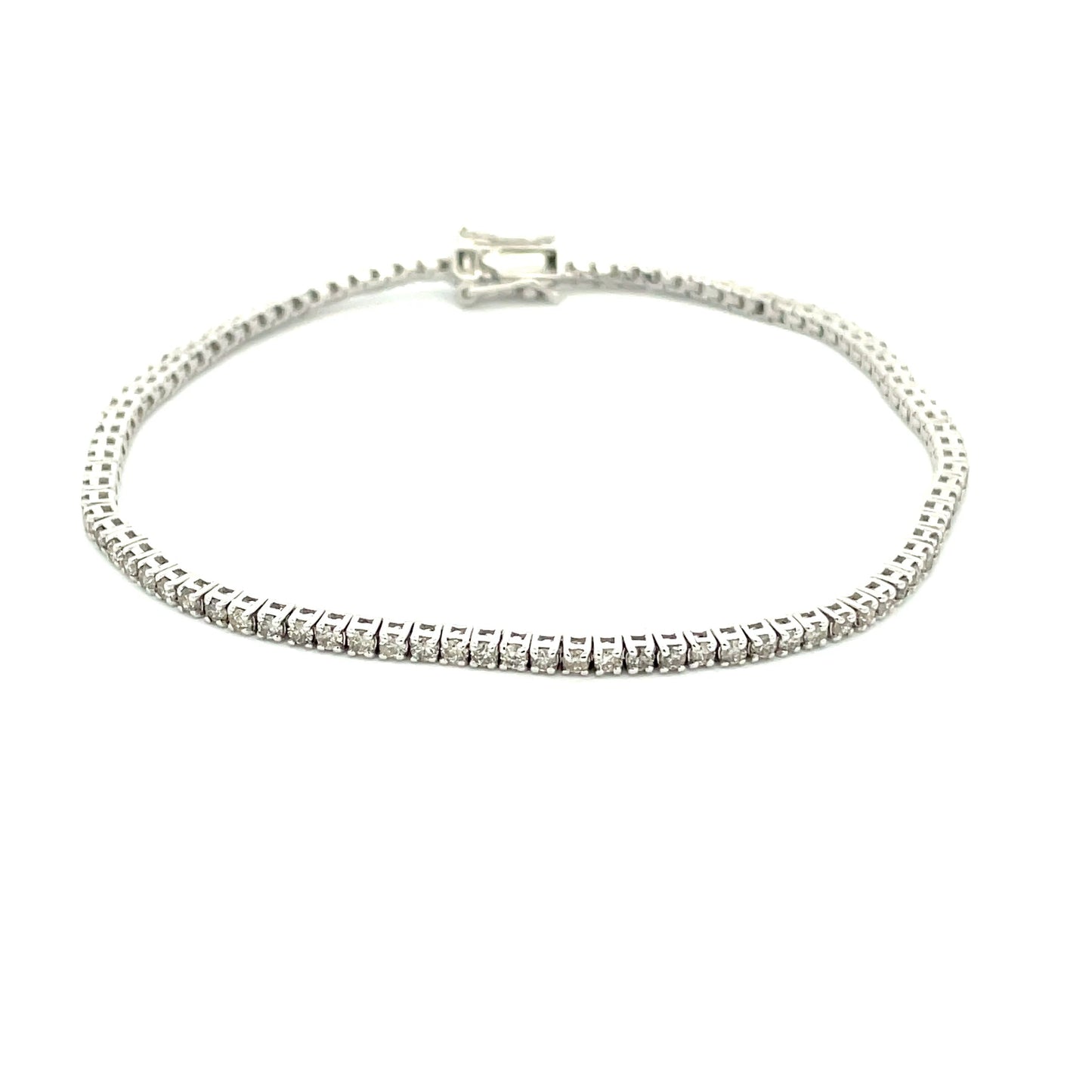 Round Brilliant Cut Diamond Tennis Bracelet - 2.00cts Gardiner Brothers