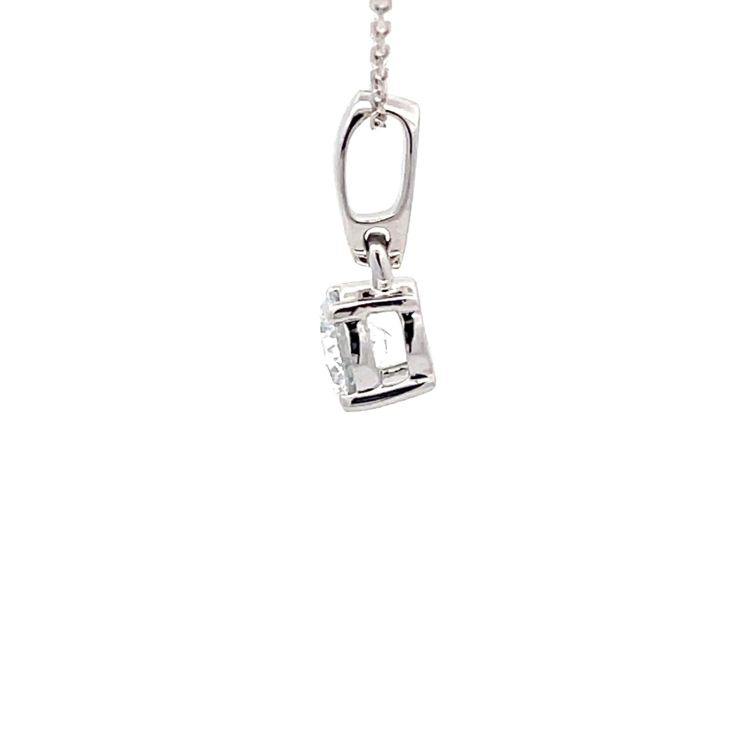 Lab Grown Round Brilliant Cut Diamond Solitaire Pendant - 0.70cts Gardiner Brothers