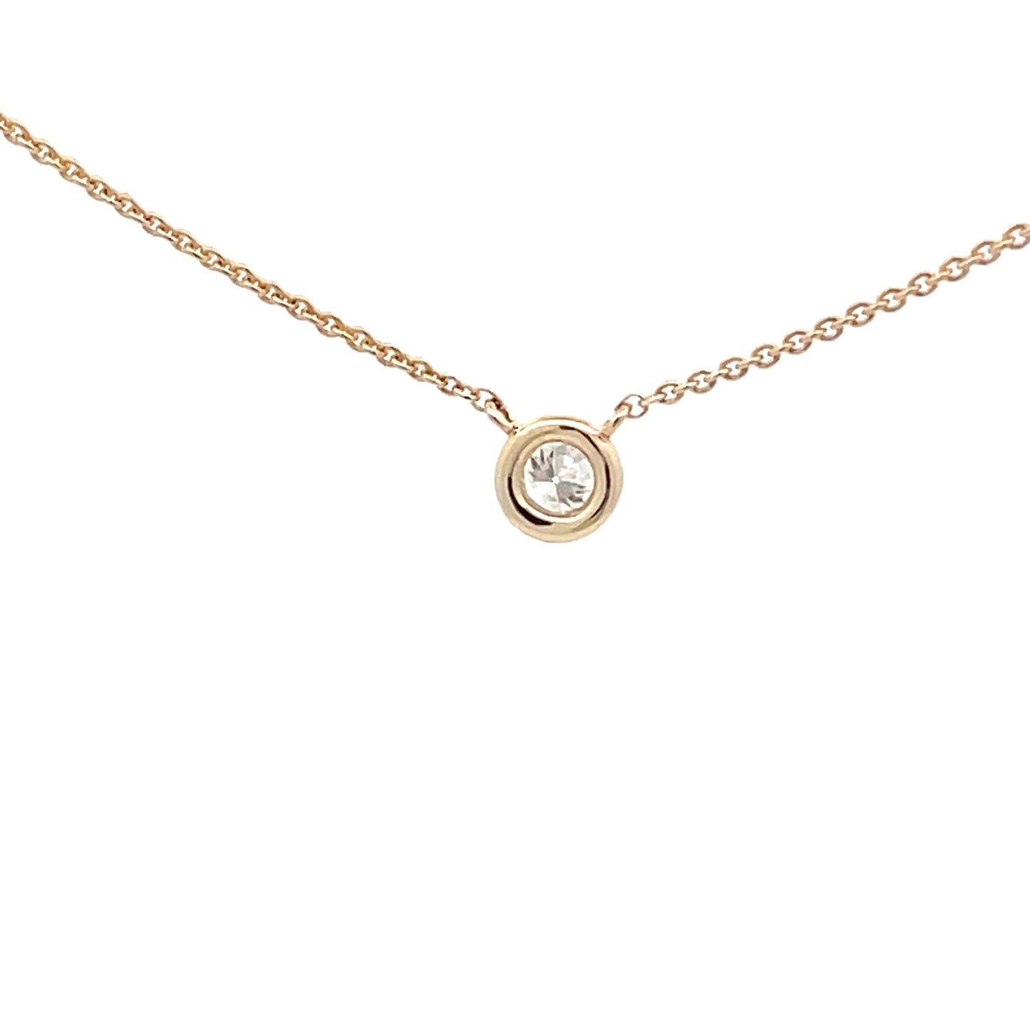 Round Brilliant Cut Diamond Solitaire Necklet Gardiner Brothers