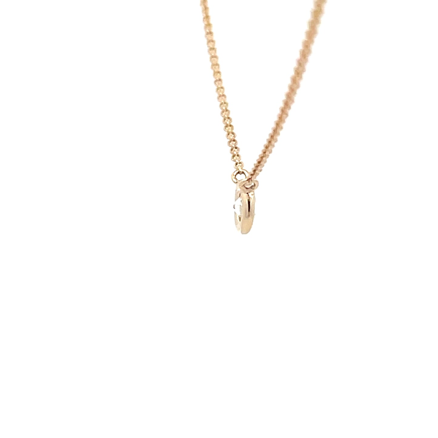 Round Brilliant Cut Diamond Solitaire Necklet Gardiner Brothers