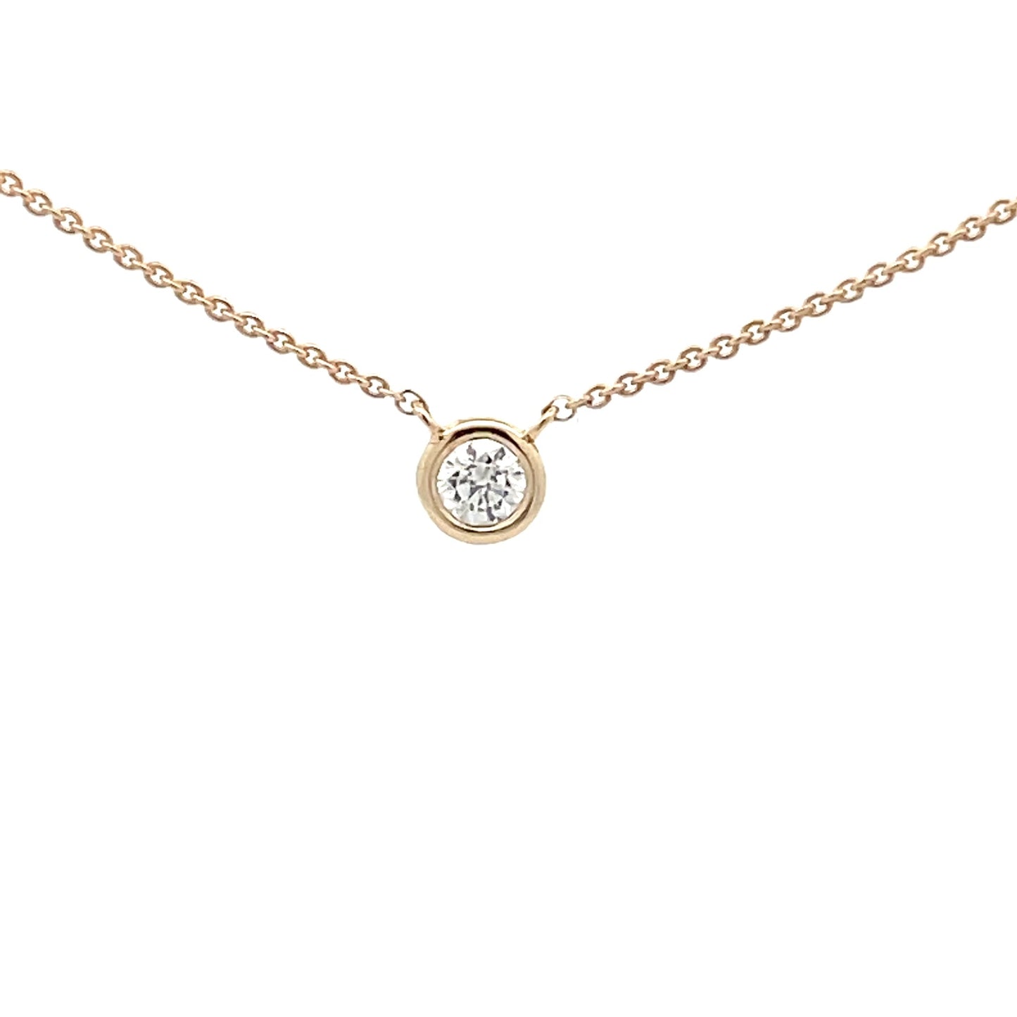 Round Brilliant Cut Diamond Solitaire Necklet Gardiner Brothers