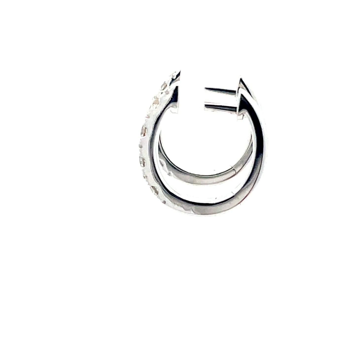 Round Brilliant Cut Diamond Hoop Earrings Gardiner Brothers