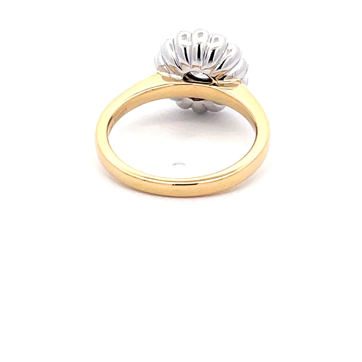 Round Brilliant Cut Vintage Style Cluster Ring Gardiner Brothers