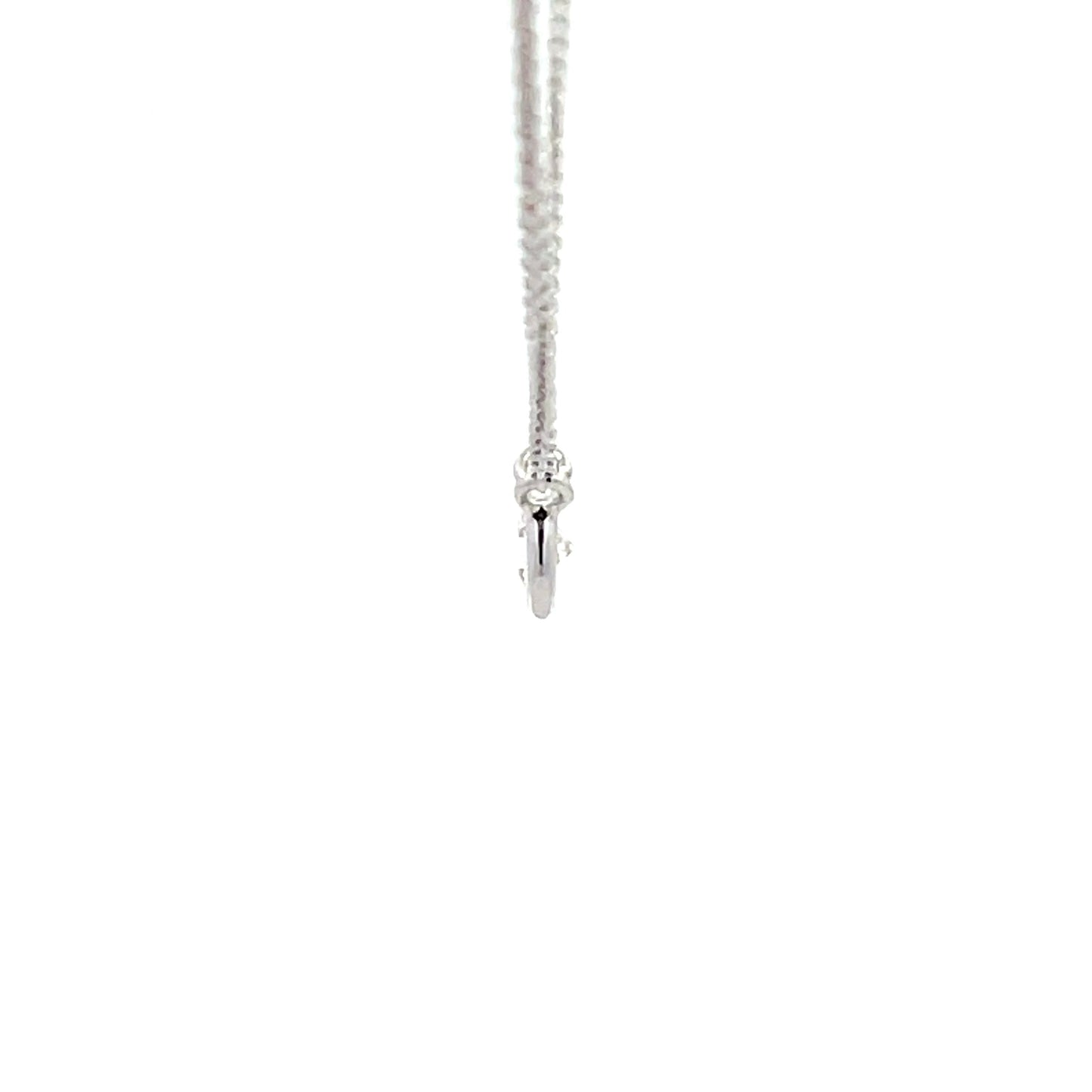 Round Brilliant Cut Diamond Rub-over Style Pendant Gardiner Brothers