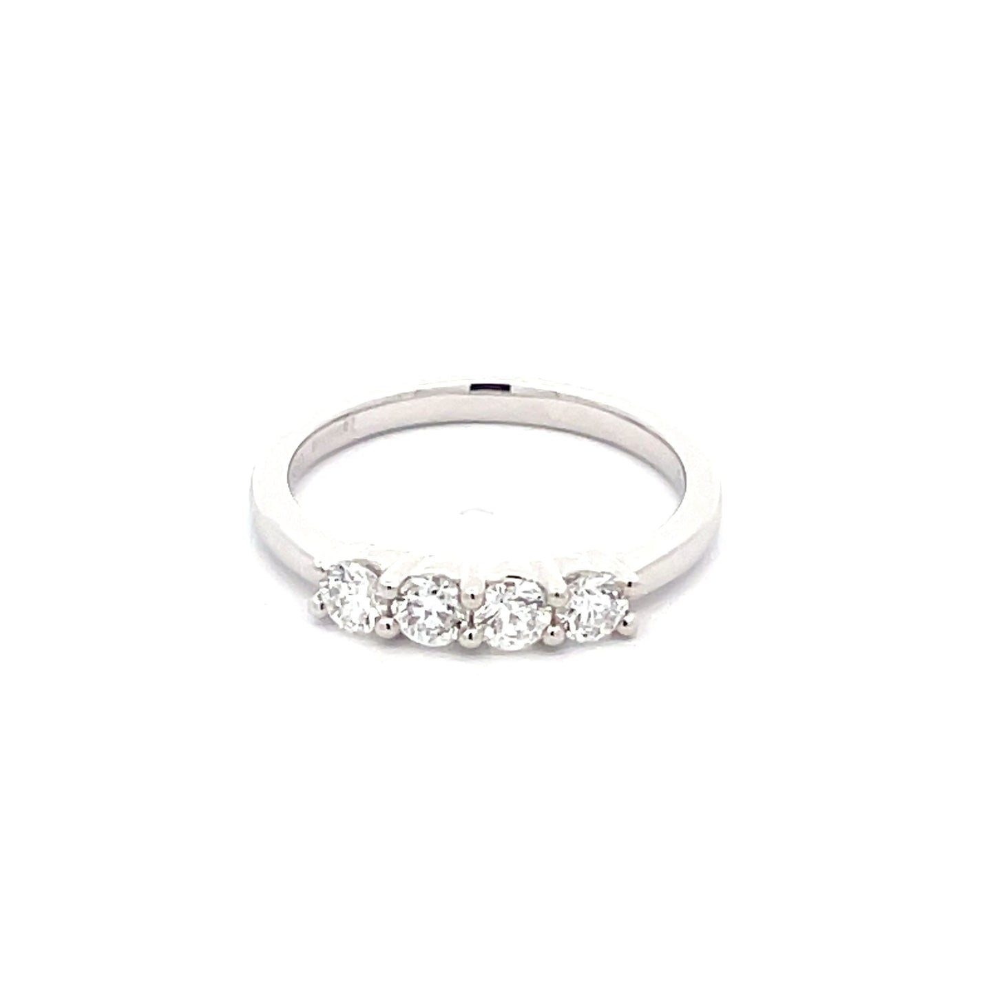 Round Brilliant Cut 4 Stone Eternity Ring - 0.50cts Gardiner Brothers