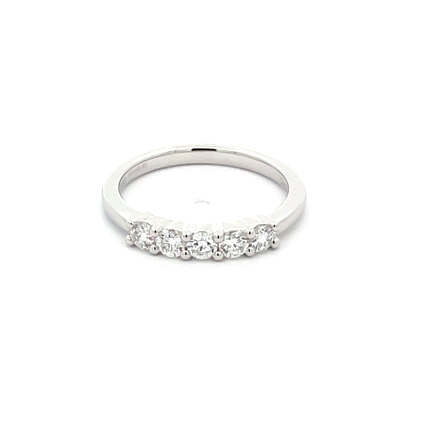 Round Brilliant cut Diamond 5 Stone ring - 0.51cts Gardiner Brothers