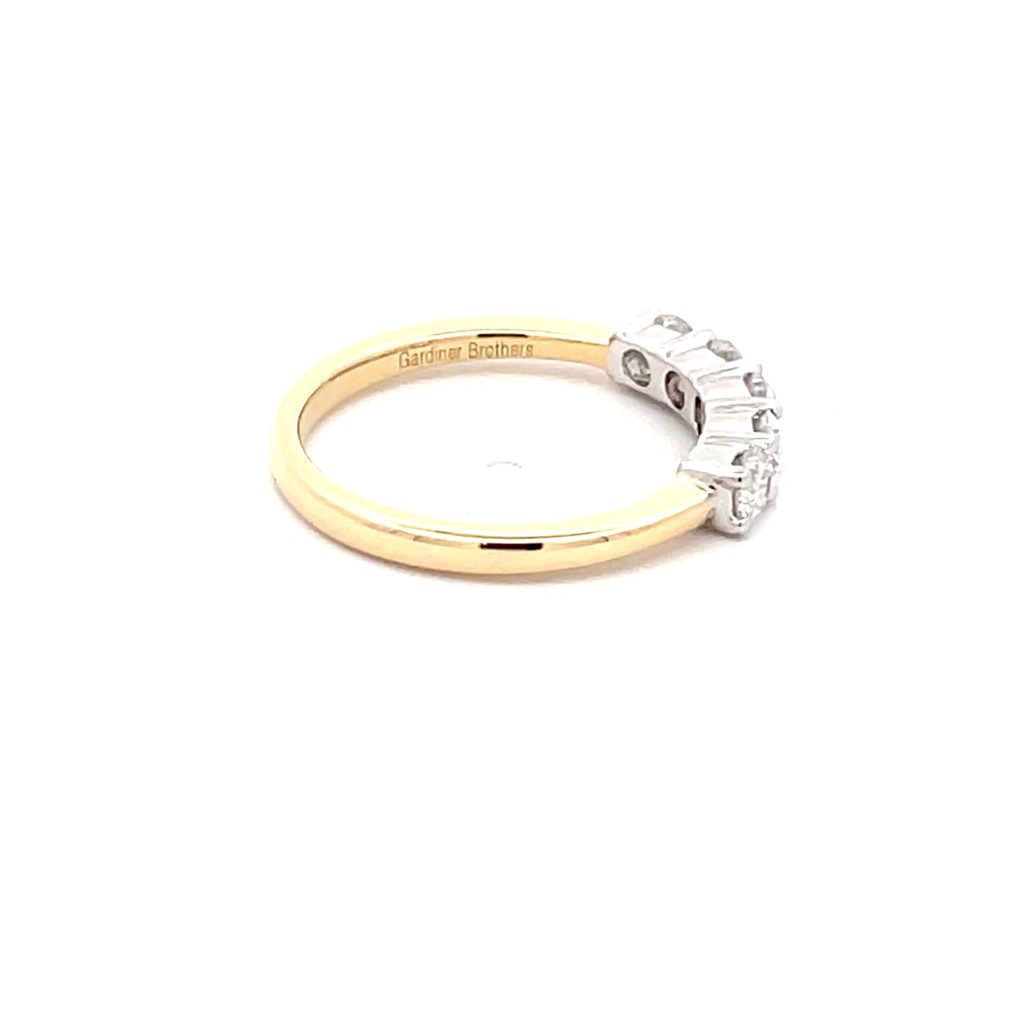 Round Brilliant Cut Diamond 5 Stone Eternity ring - 0.72cts Gardiner Brothers