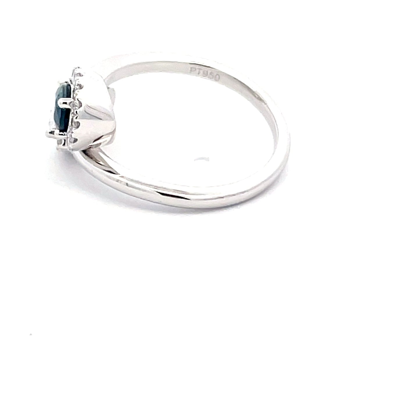 Sapphire and diamond Cross-over style ring Gardiner Brothers