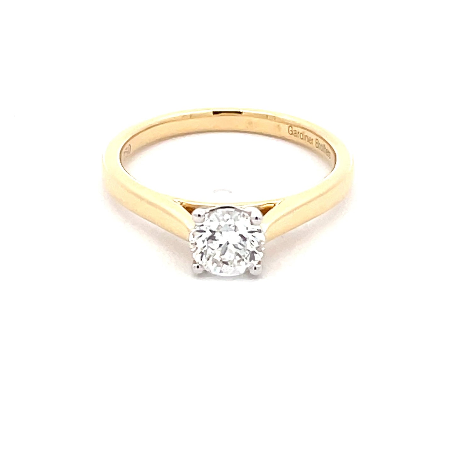 Round Brilliant Cut Diamond Solitaire Ring - 0.70cts Gardiner Brothers