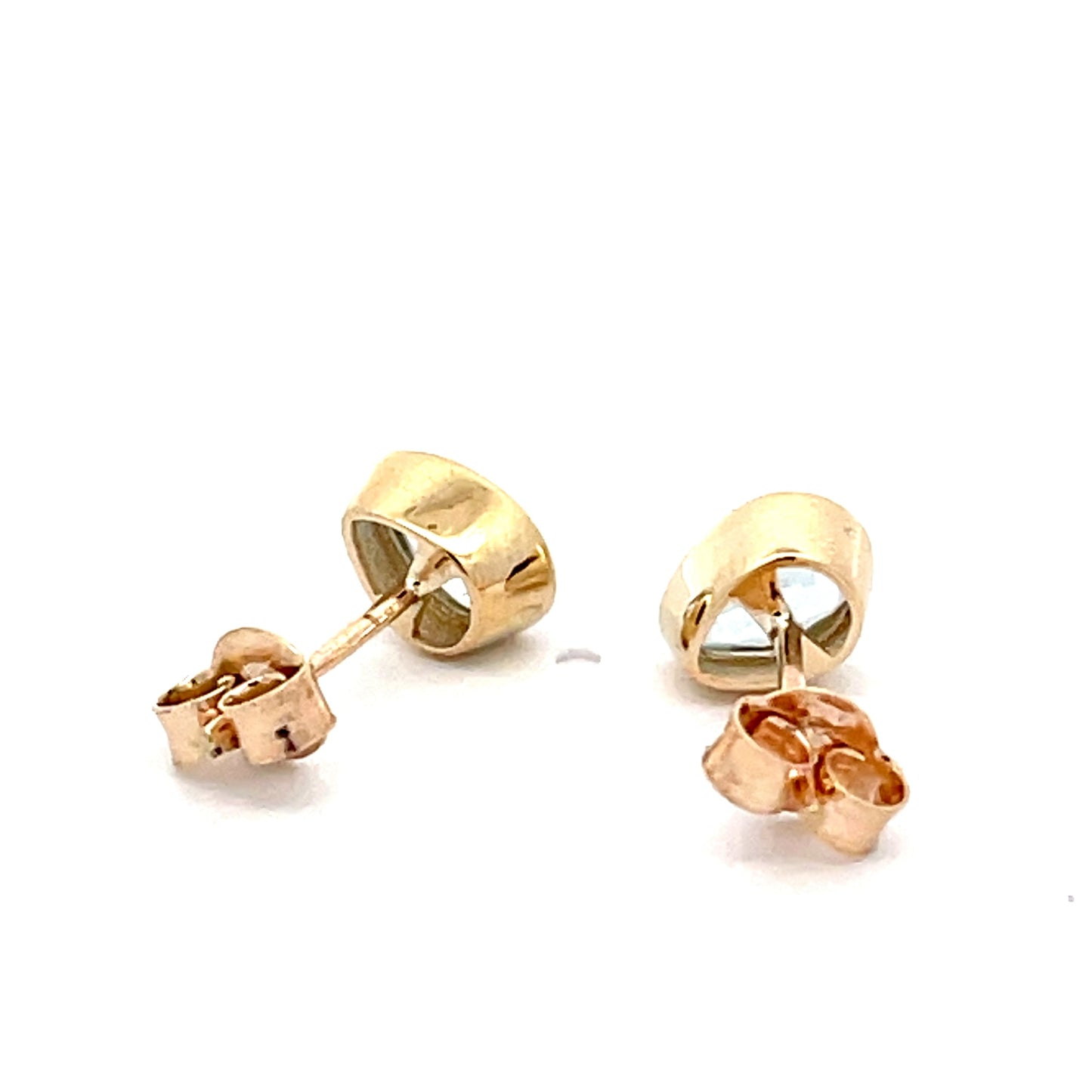 Yellow Gold Pear Shaped Topaz Earrings Gardiner Brothers