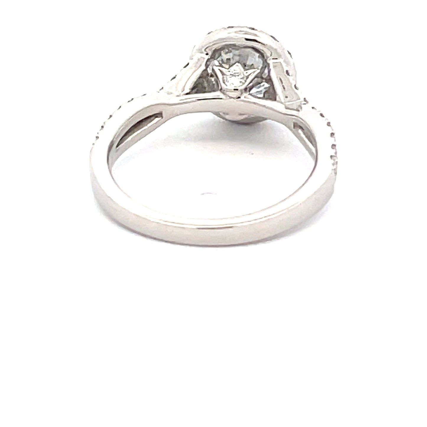 Lab Grown Round Brilliant Cut Diamond Halo Cluster Ring - 1.65cts Gardiner Brothers