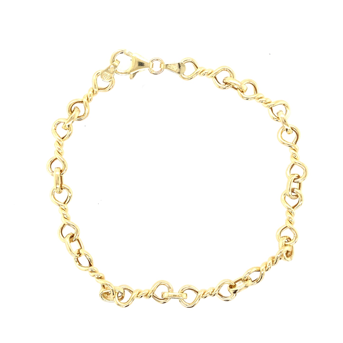 Yellow Gold Double Twist Bracelet Gardiner Brothers