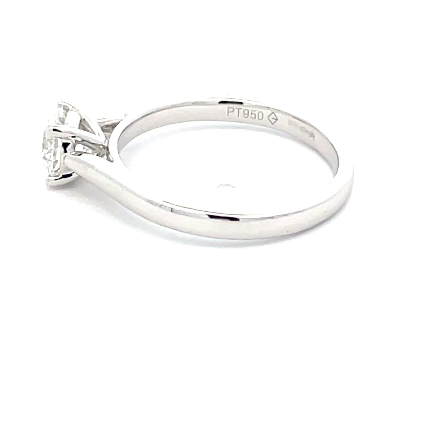 Lab grown Round Brilliant Cut Diamond Solitaire Ring - 0.71cts Gardiner Brothers