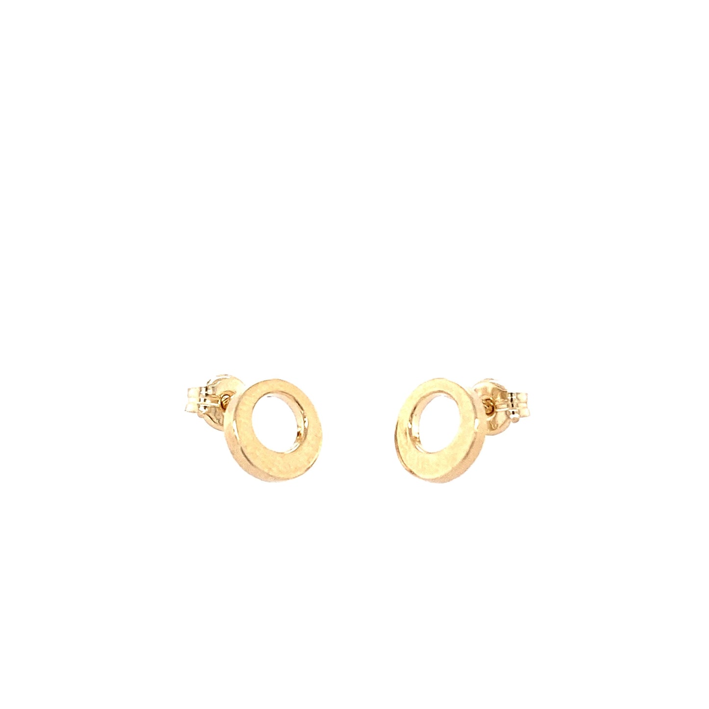 Yellow Gold Round Stud Earrings Gardiner Brothers