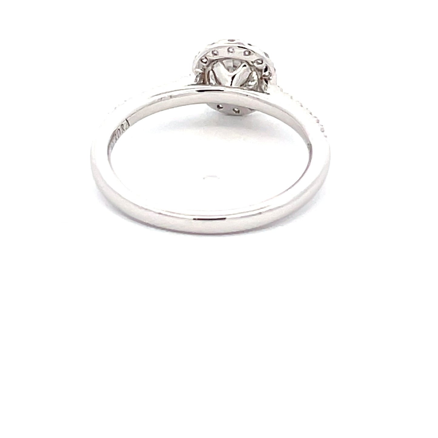 AURORA CUT DIAMOND HALO STYLE RING - 0.82CTS Gardiner Brothers