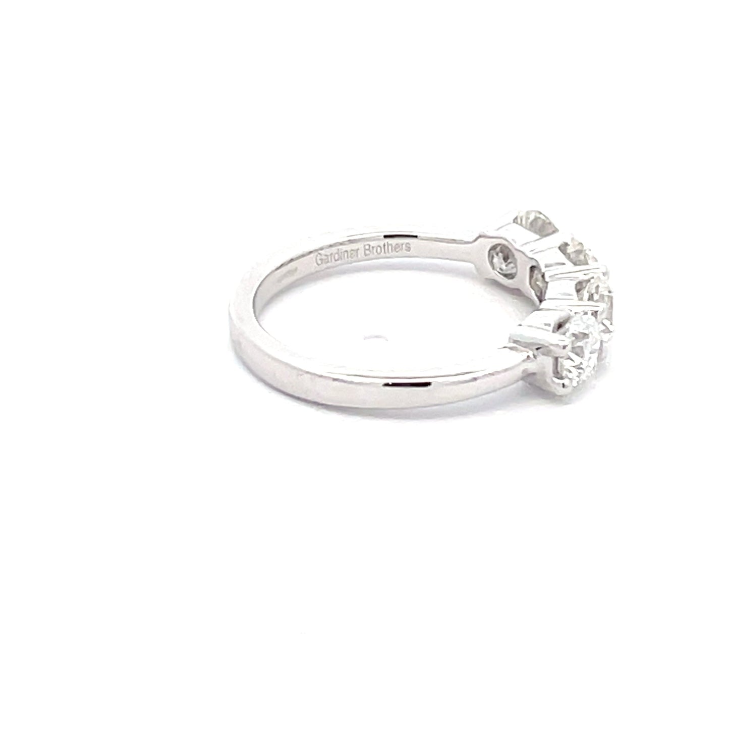 ROUND BRILLIANT CUT DIAMOND 4 STONE ETERNITY RING - 1.60CTS Gardiner Brothers