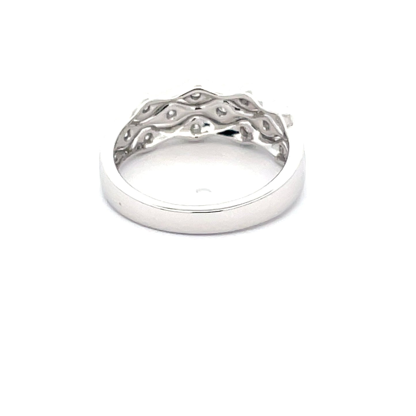 Round Brilliant Cut diamond Bubble Style ring Gardiner Brothers