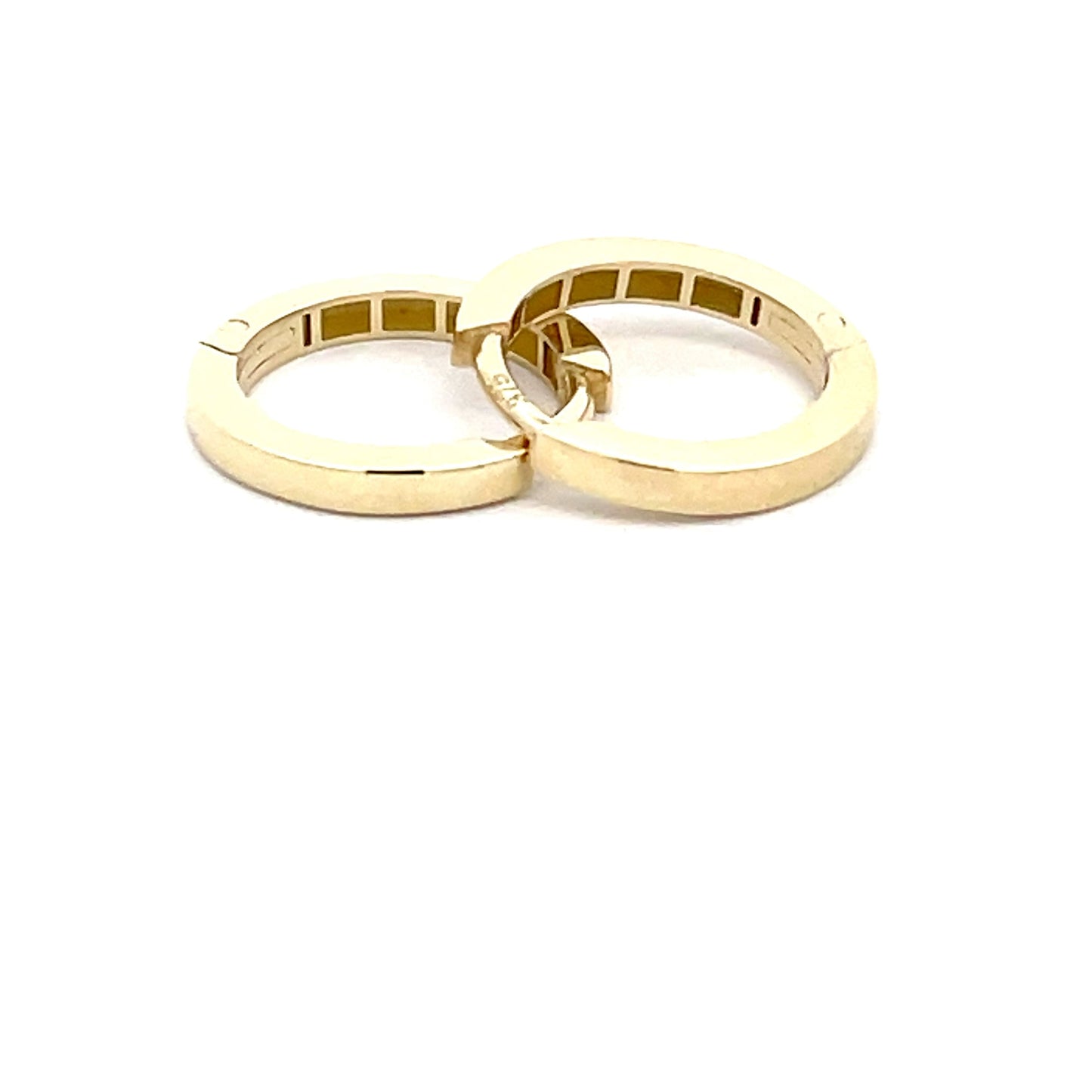 Yellow Gold Huggie Style Earrings Gardiner Brothers