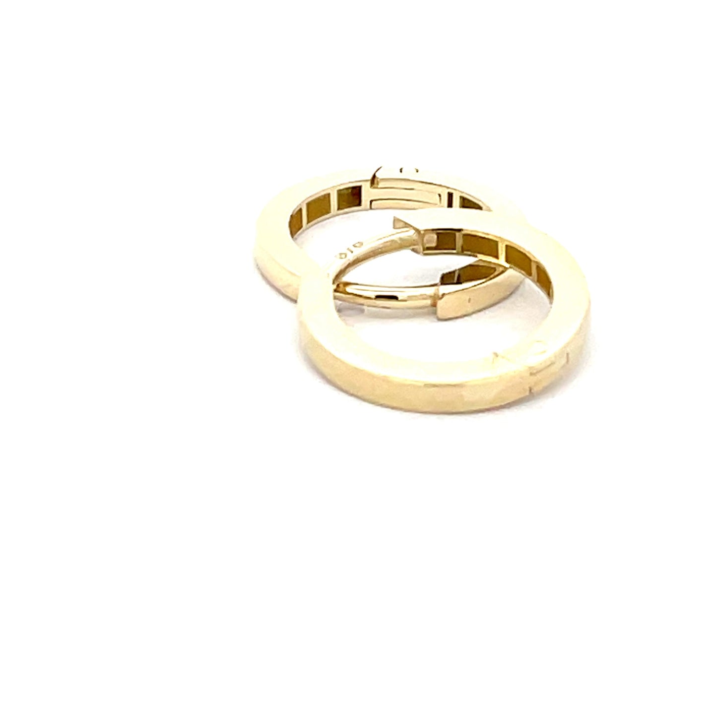 Yellow Gold Huggie Style Earrings Gardiner Brothers