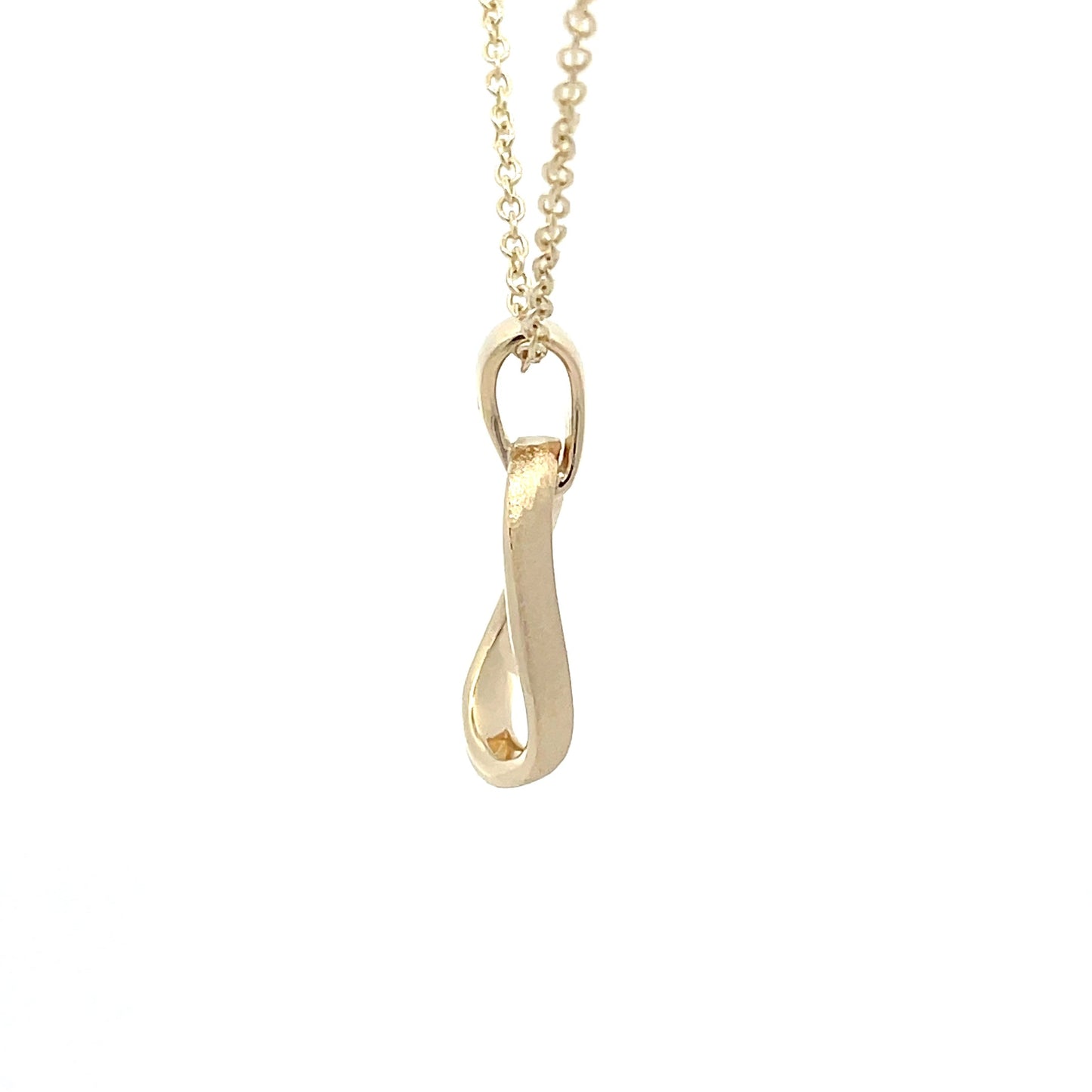 Yellow Gold Ribbon Style Pendant Gardiner Brothers
