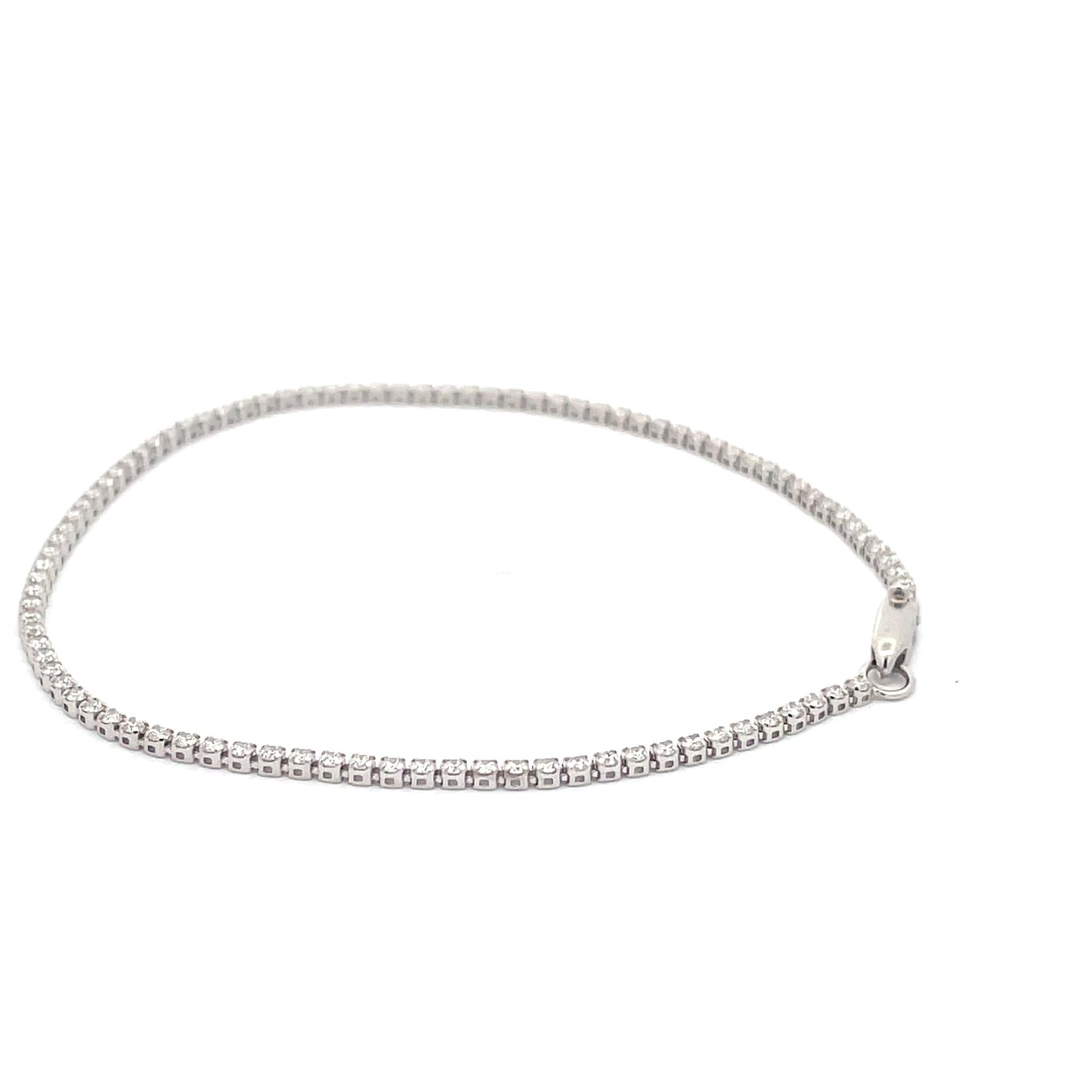 White Gold Diamond Tennis Bracelet 1.07CTS Gardiner Brothers