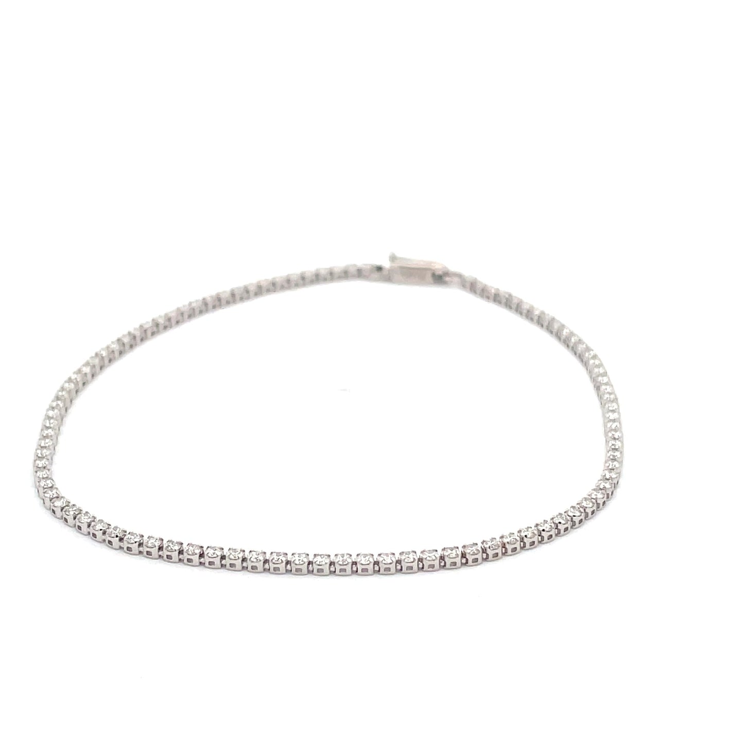 White Gold Diamond Tennis Bracelet 1.07CTS Gardiner Brothers