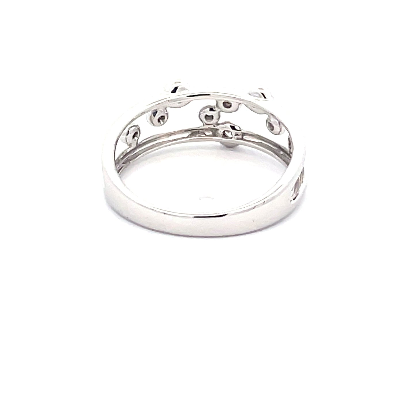 Round Brilliant Cut Diamond Bubble Style Ring Gardiner Brothers